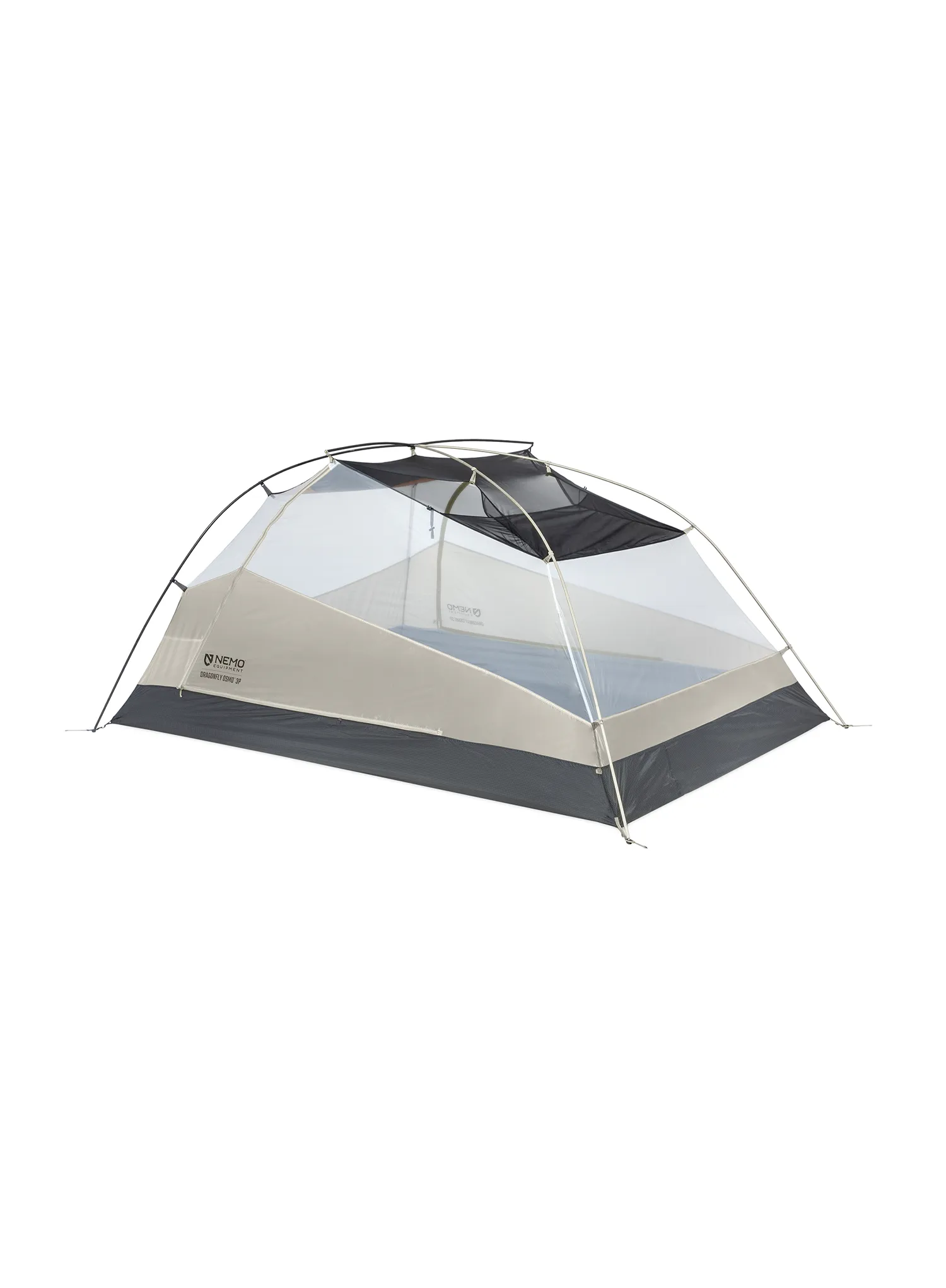 Šotor za 3 osebe Nemo Dragonfly OSMO 3P - fog