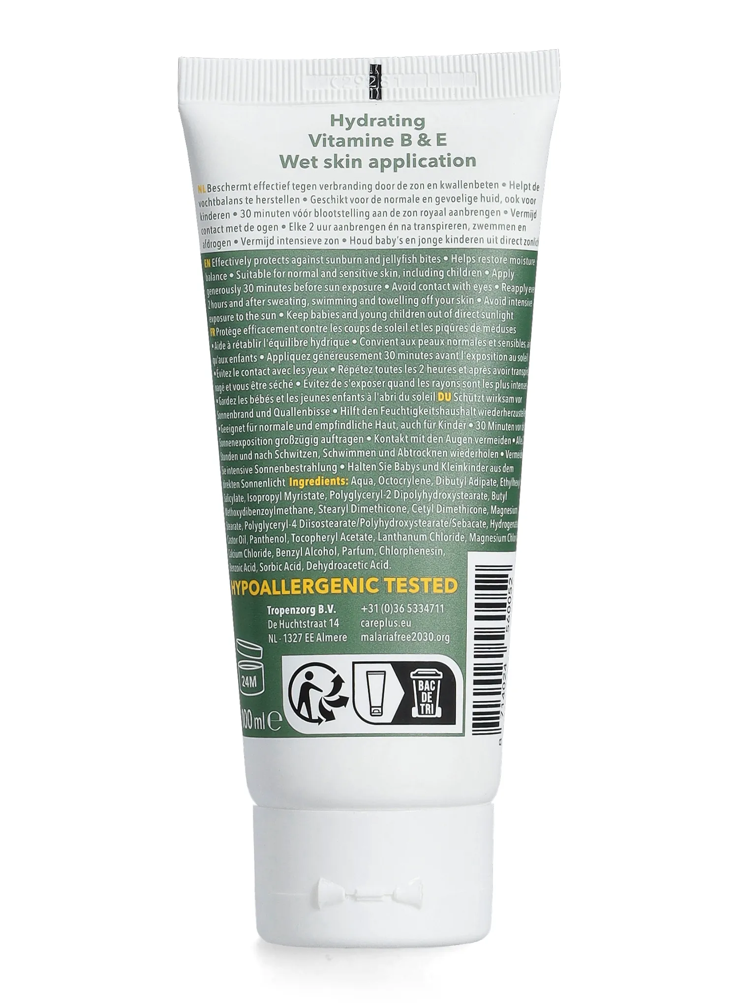 Krema z zaščitnim filtrom Care Plus Sun Protection Everyday Tube SPF 50+ 100 ml
