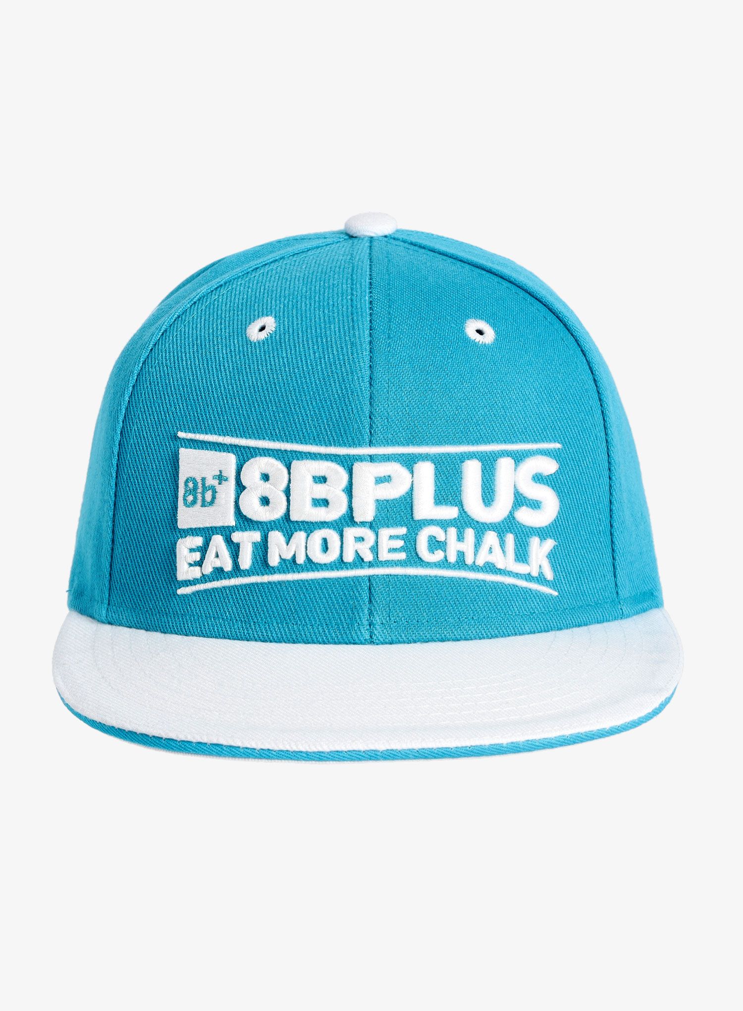 Kapa s šiltom 8B+ Snapback Cap Eat More Chalk - blue/white