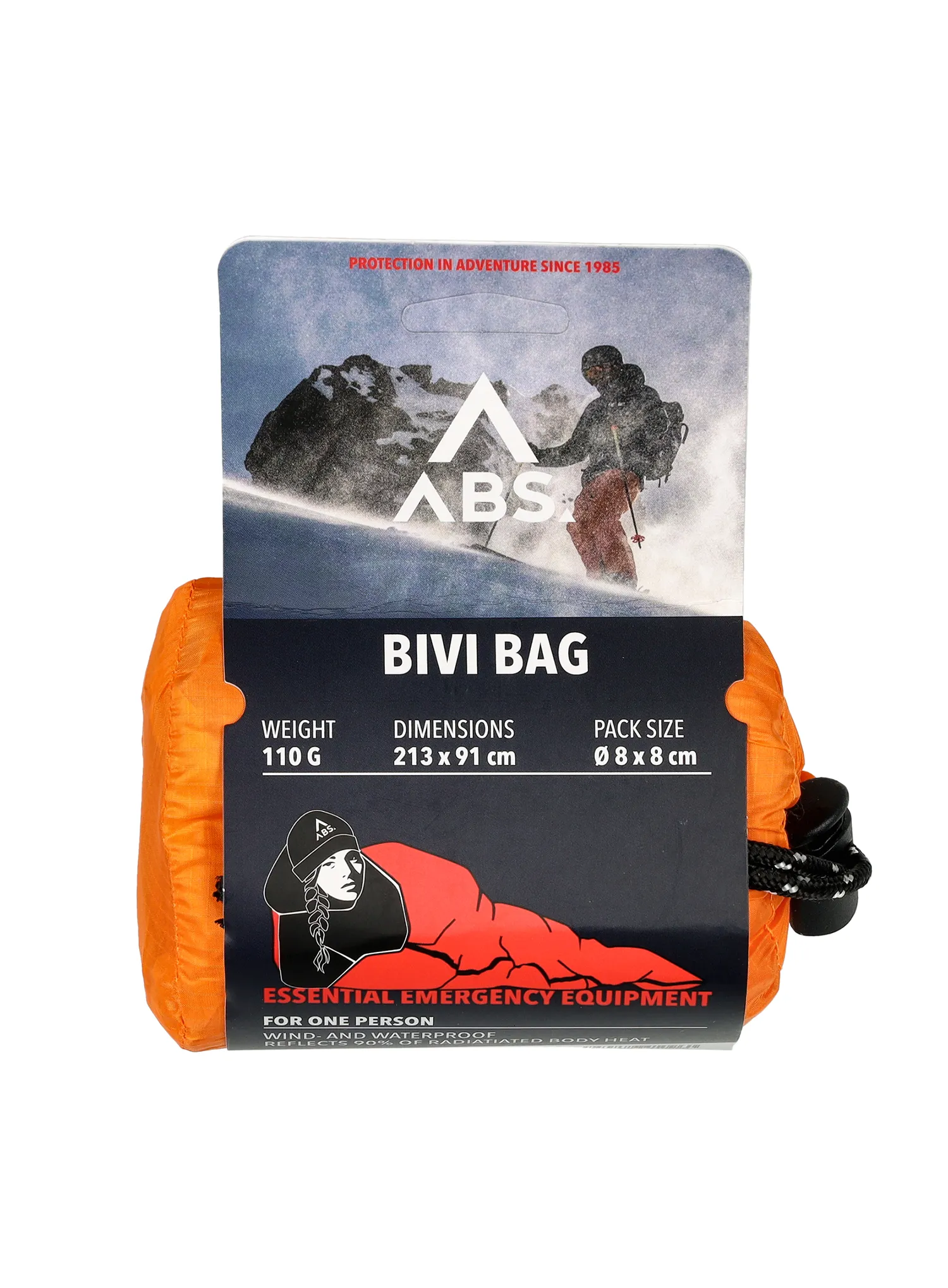 Reševalna ponjava ABS Bivi Single - orange