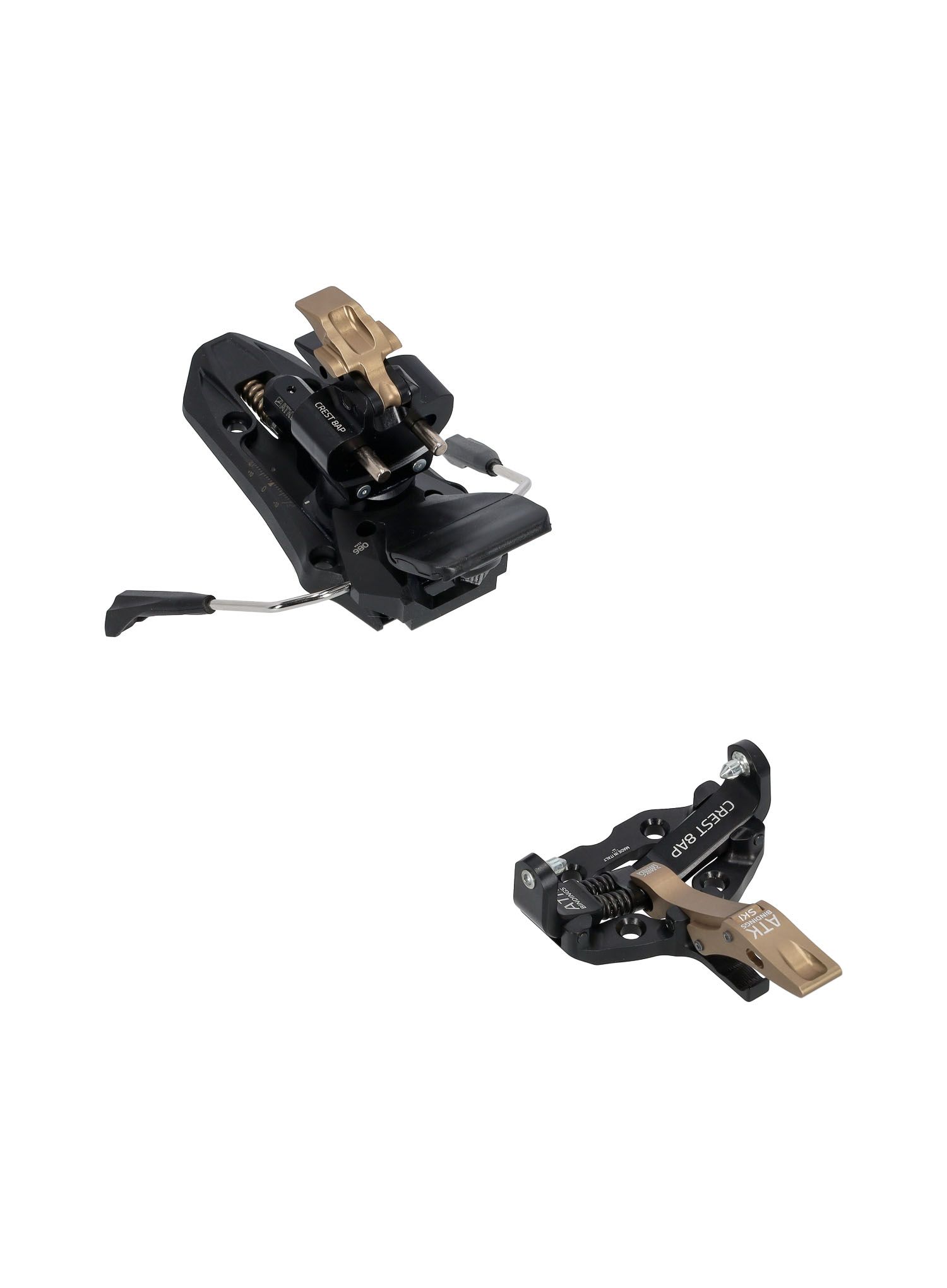 Vezi za turno smučanje ATK Crest 8 AP - light bronze/black