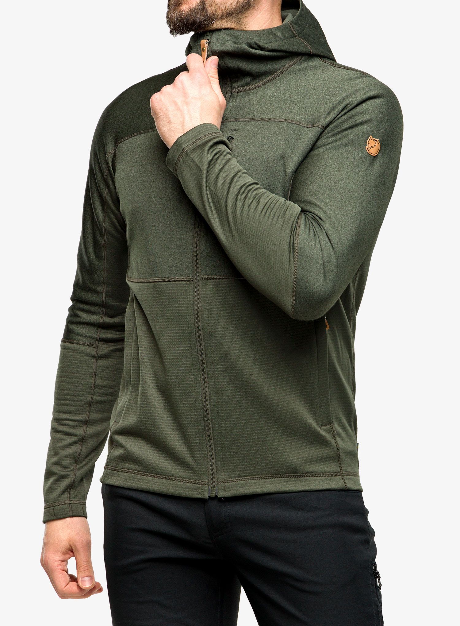 Jopica Fjallraven Abisko Trail Fleece - deep forest