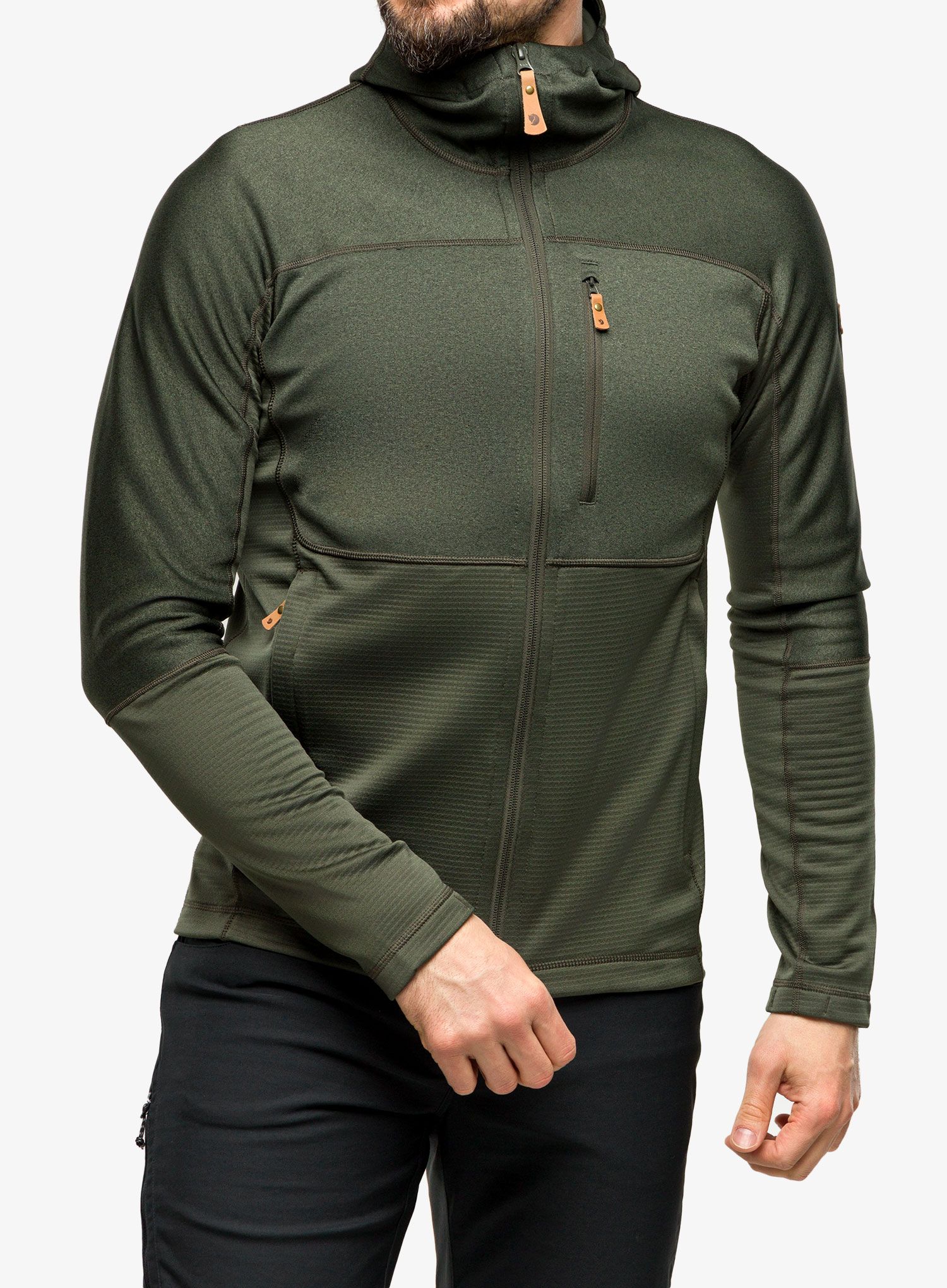 Jopica Fjallraven Abisko Trail Fleece - deep forest