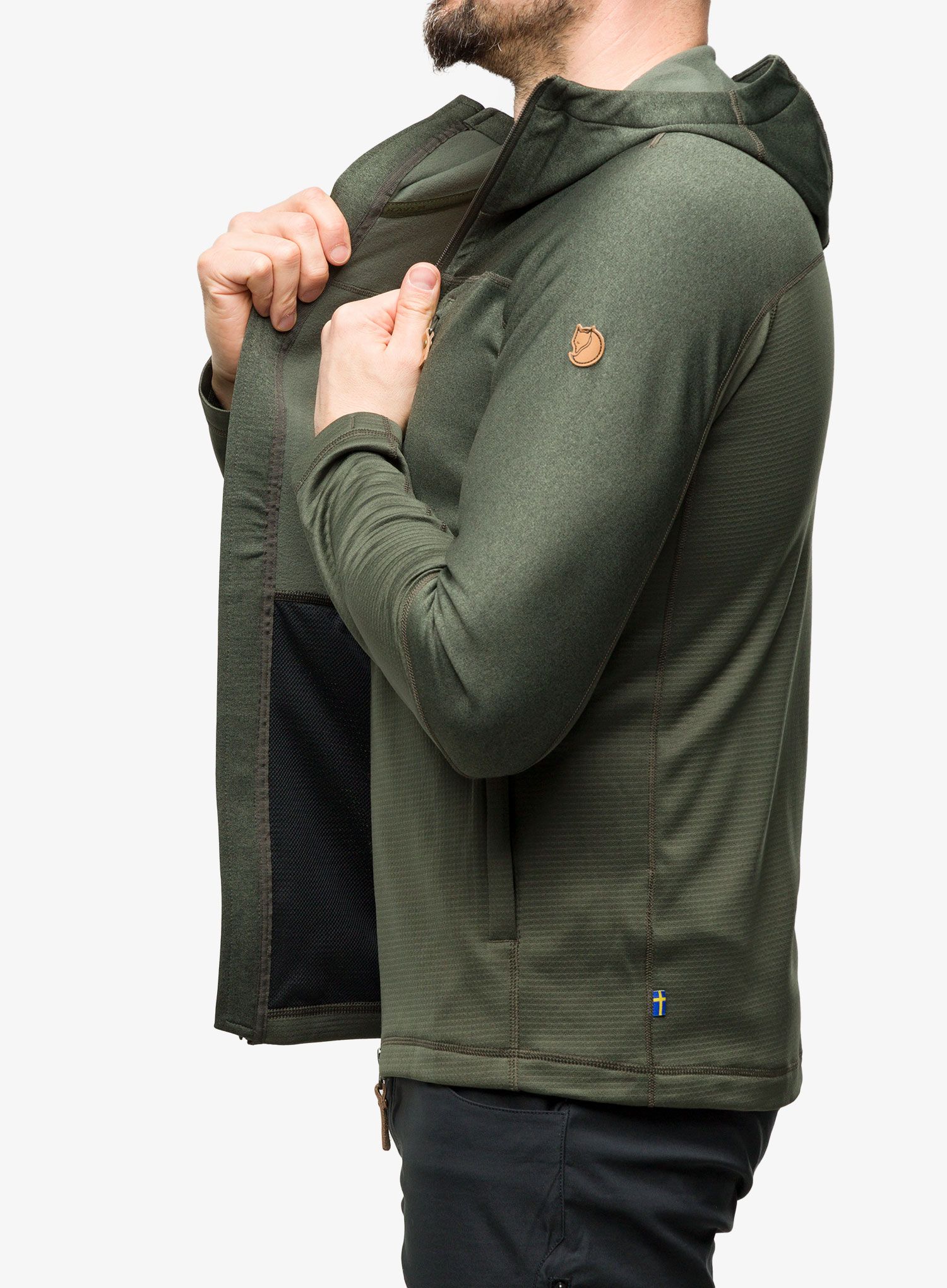 Jopica Fjallraven Abisko Trail Fleece - deep forest