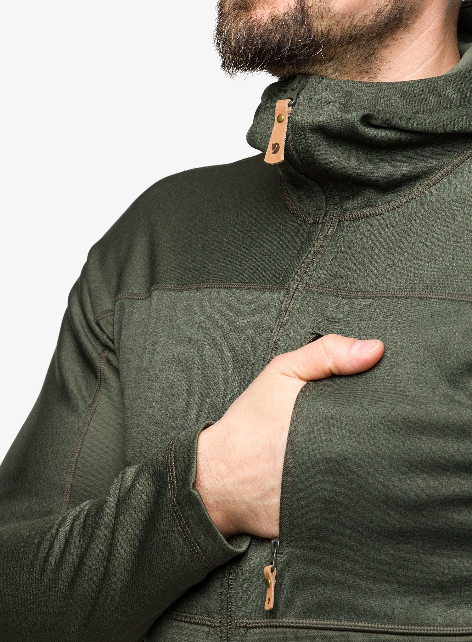 Jopica Fjallraven Abisko Trail Fleece - deep forest