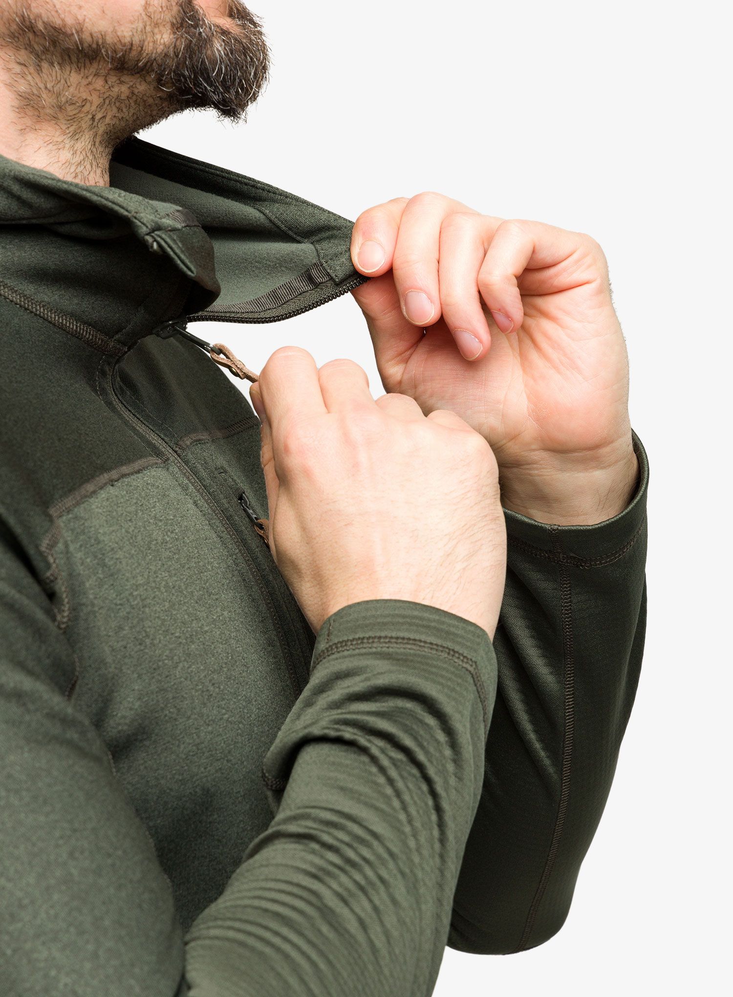 Jopica Fjallraven Abisko Trail Fleece - deep forest
