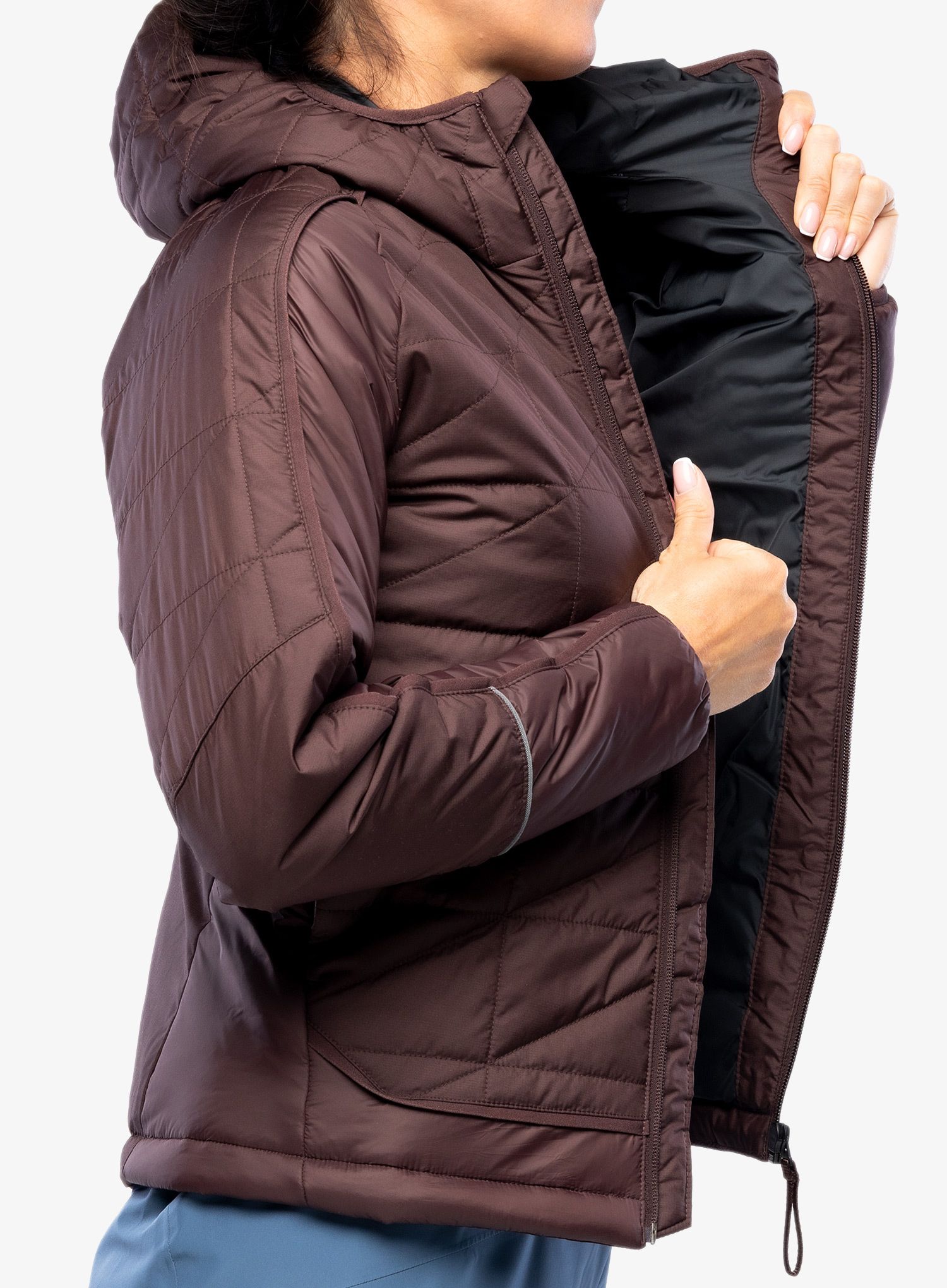Ženska sintetična jakna adidas TERREX Multi Insulation Hooded Jacket - shabrn