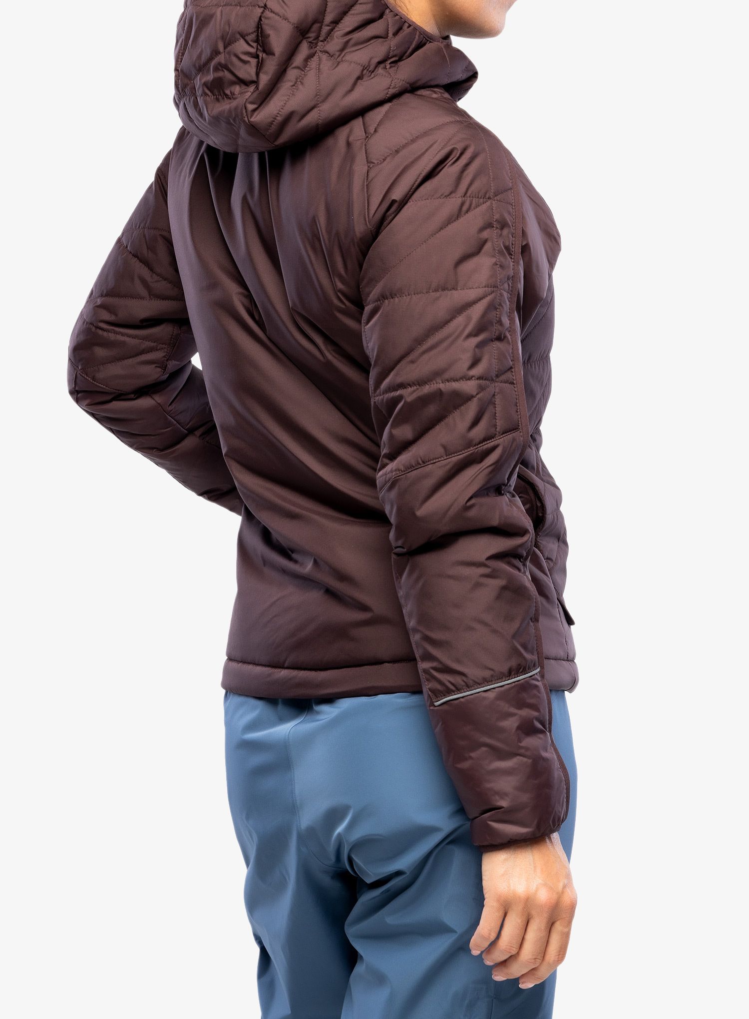 Ženska sintetična jakna adidas TERREX Multi Insulation Hooded Jacket - shabrn