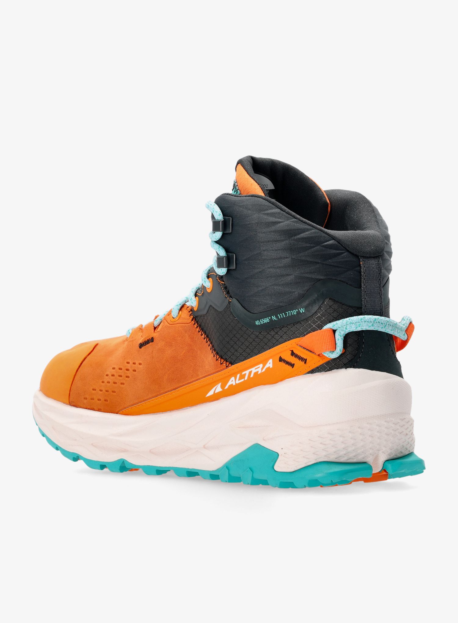 Ženski GORE-TEX čevlji Altra Olympus 5 Hike Mid GTX - grey/orange