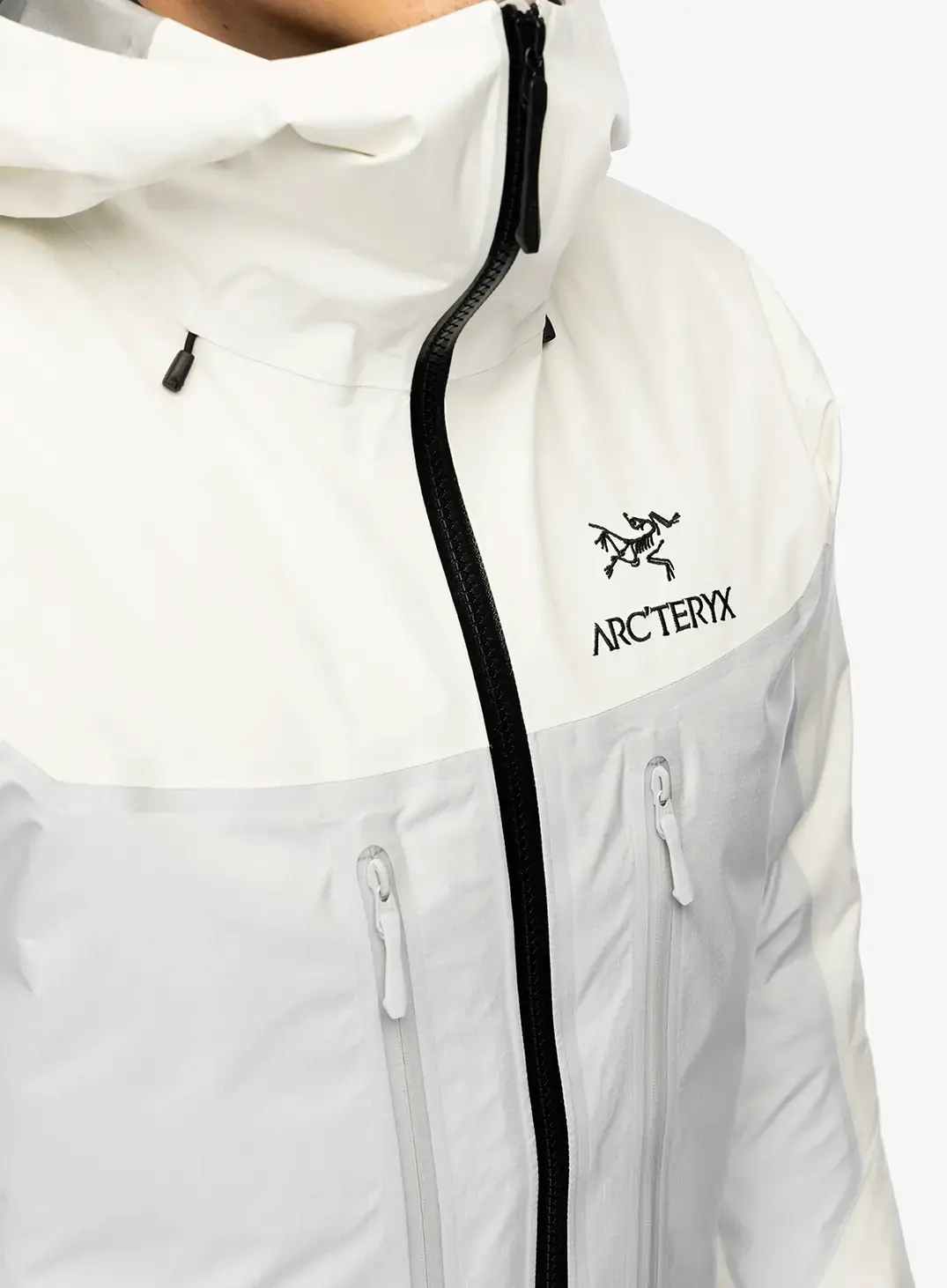 GORE-TEX jakna Arcteryx Alpha Jacket - arctic silk/solitude