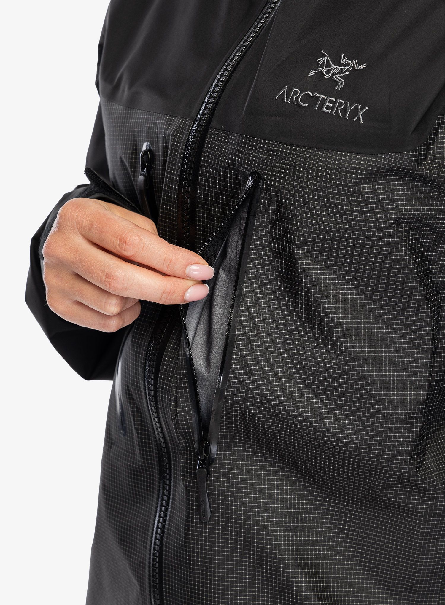 Ženska nepremočljiva jakna Arcteryx Alpha Jacket - black