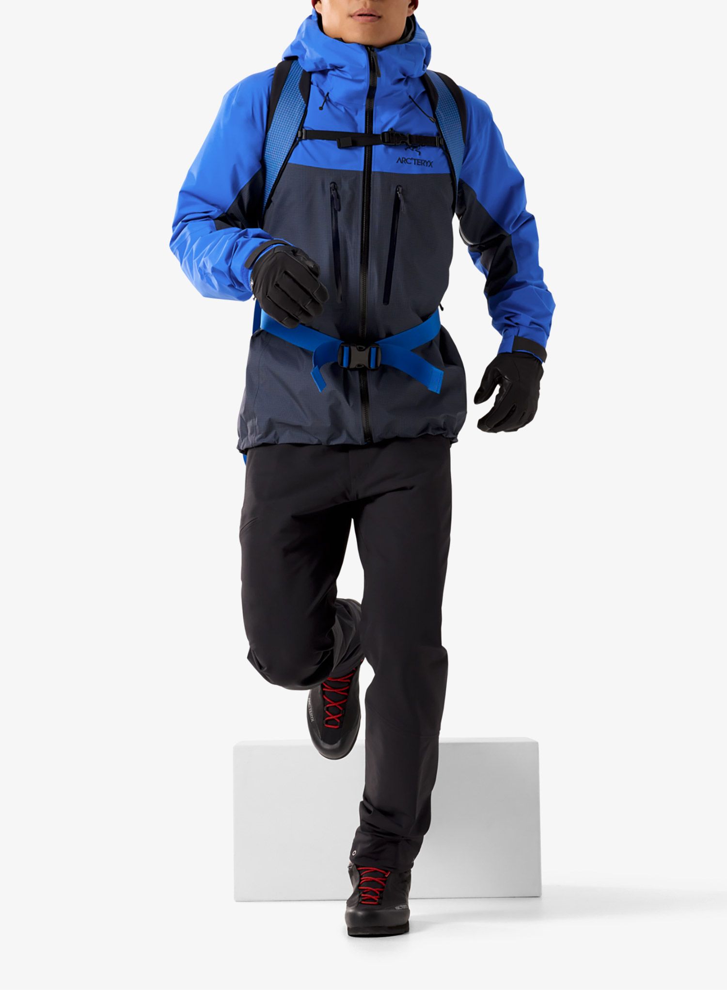 GORE-TEX jakna Arcteryx Alpha Jacket - black sapphire/light vitality
