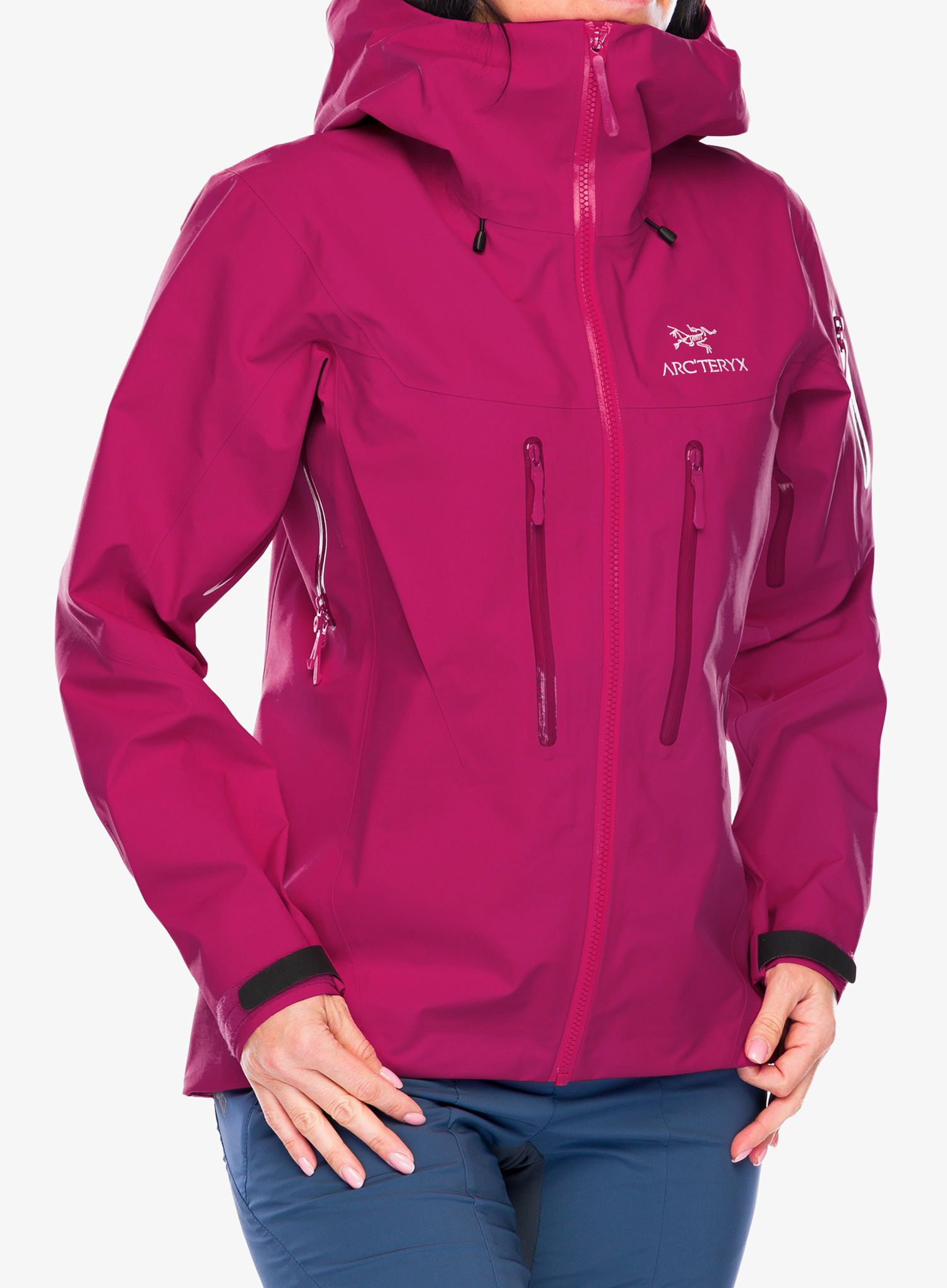 Ženska nepremočljiva jakna Arcteryx Alpha SV Jacket - amaranthus