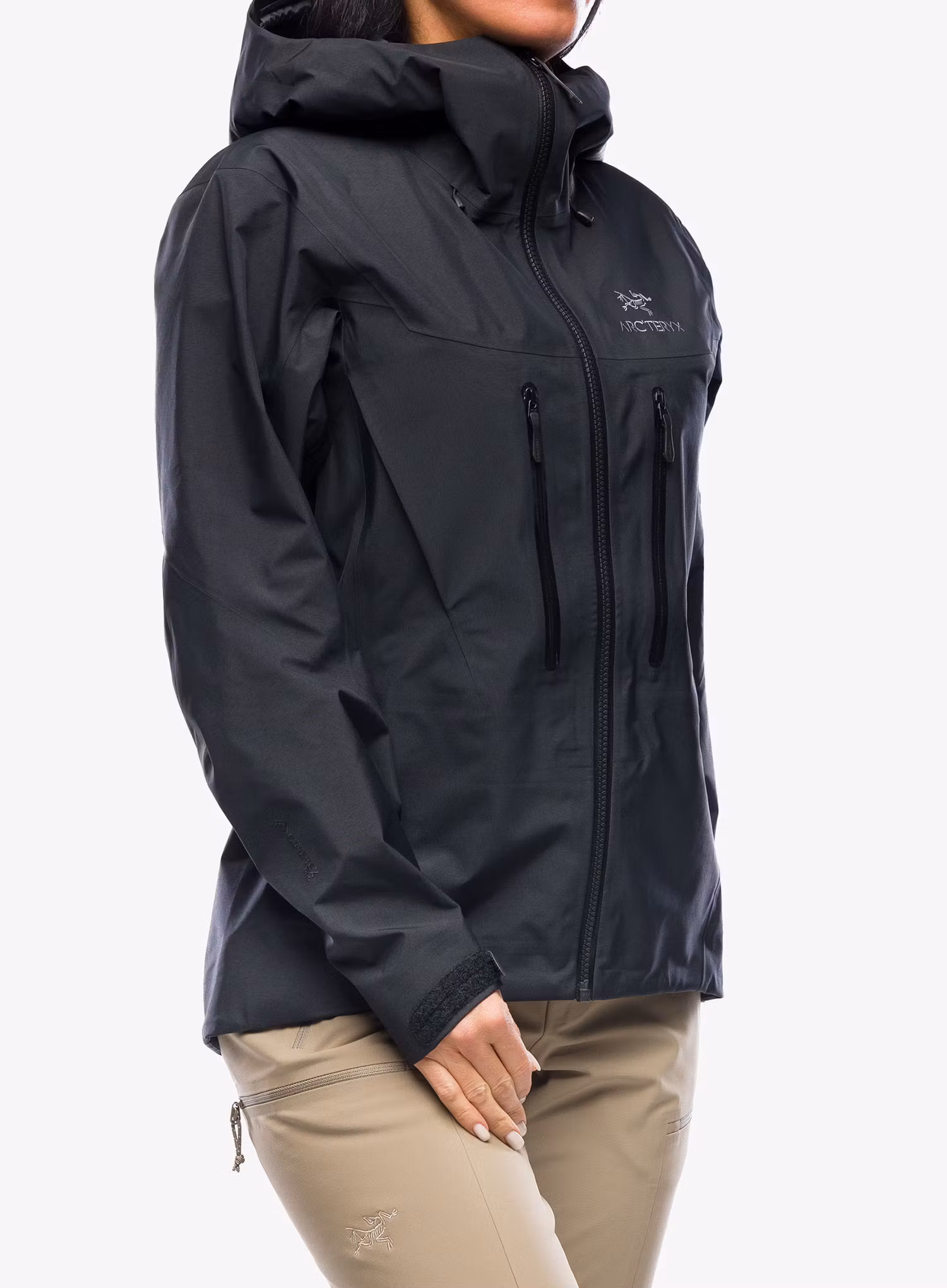 Ženska hardshell jakna Arcteryx Alpha SV Jacket - blk
