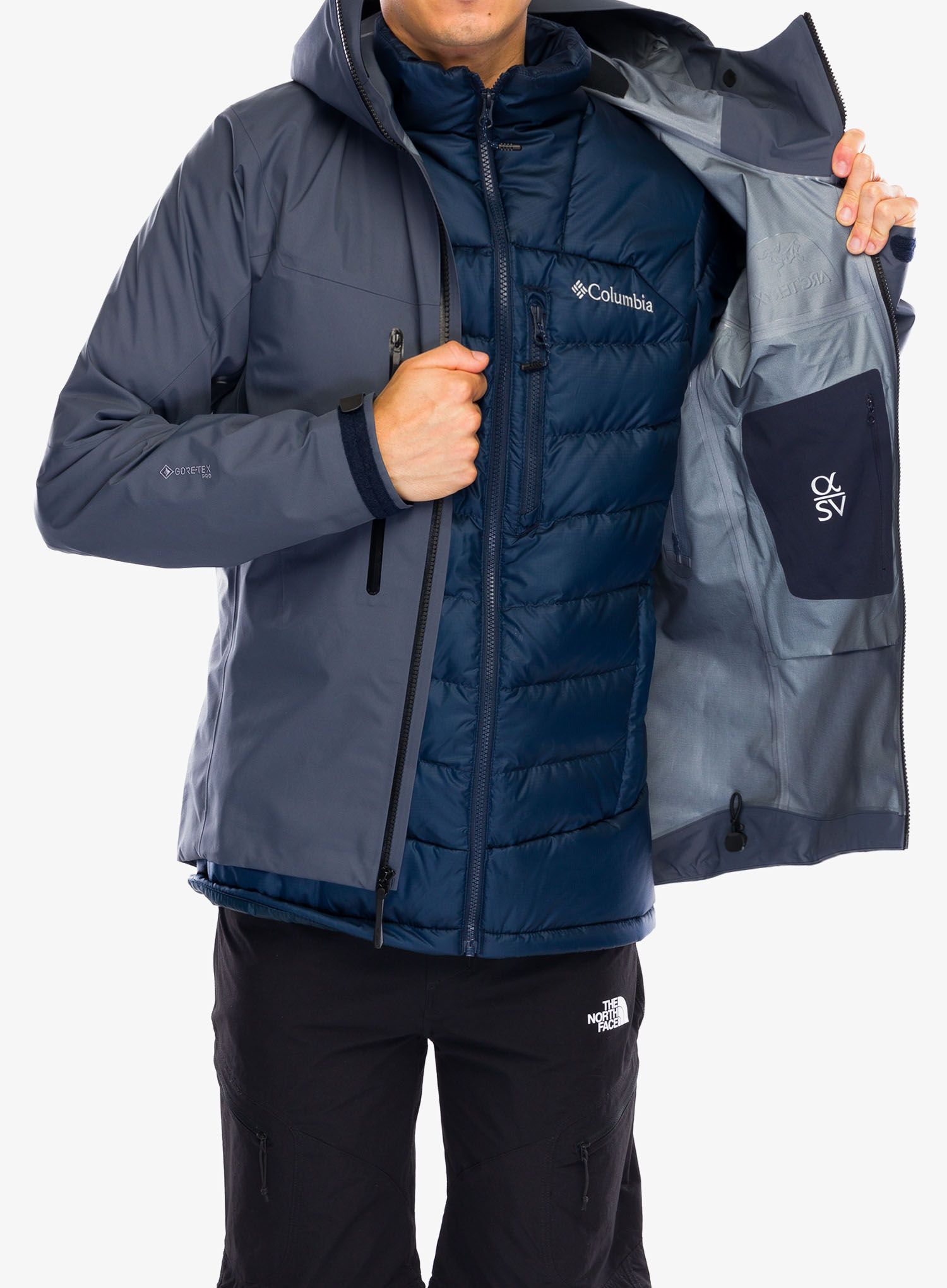 GORE-TEX jakna Arcteryx Alpha SV Jacket - dk stratus