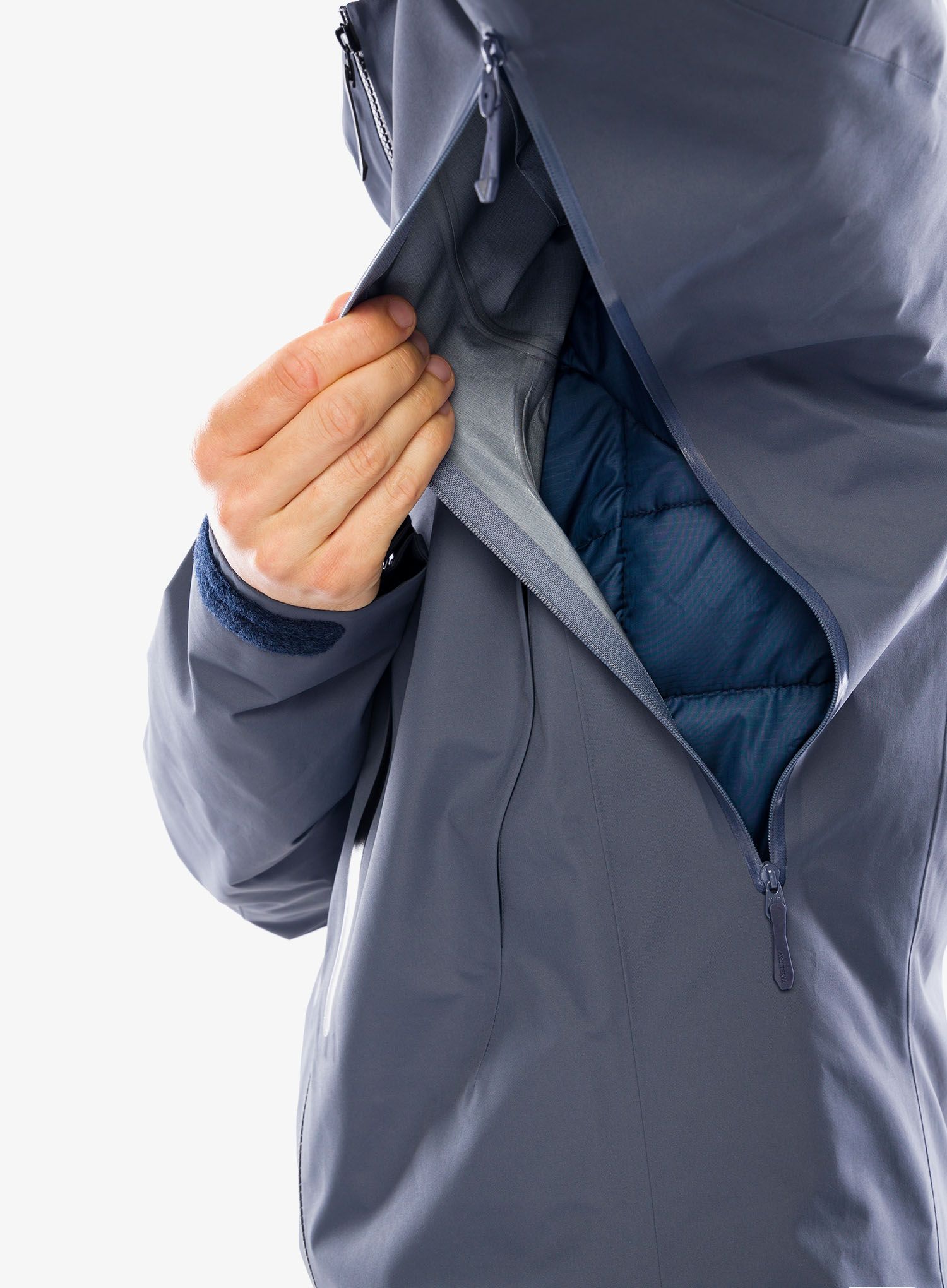 GORE-TEX jakna Arcteryx Alpha SV Jacket - dk stratus