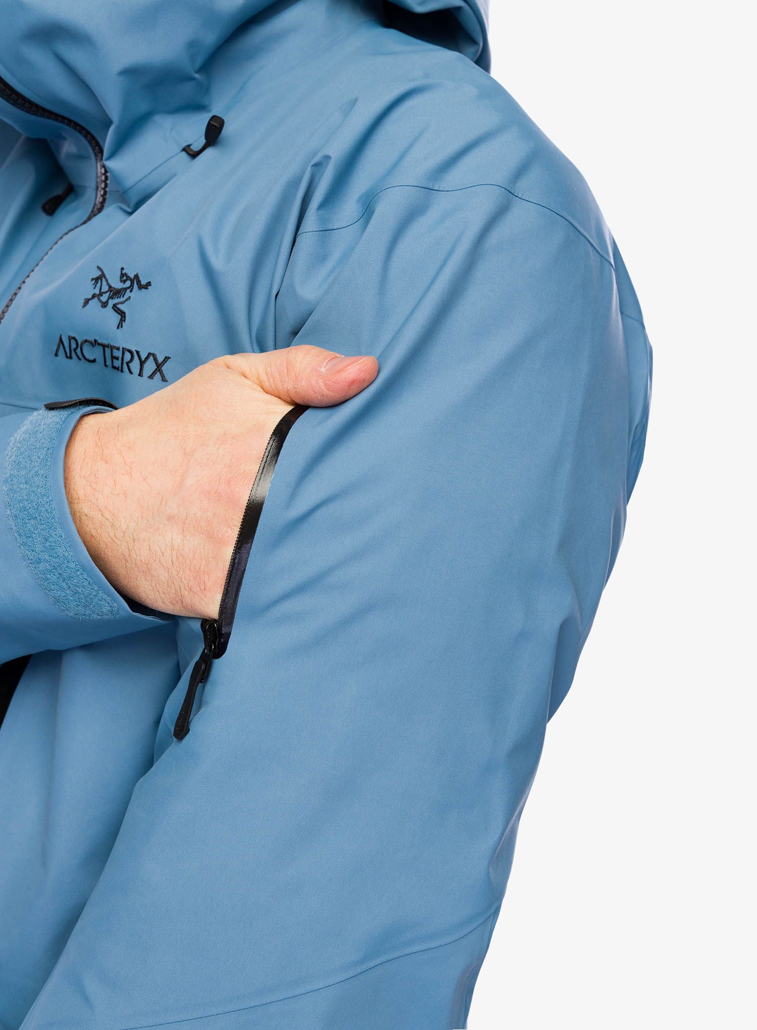 Nepremočljiva jakna Arcteryx Alpha SV Jacket - stone wash