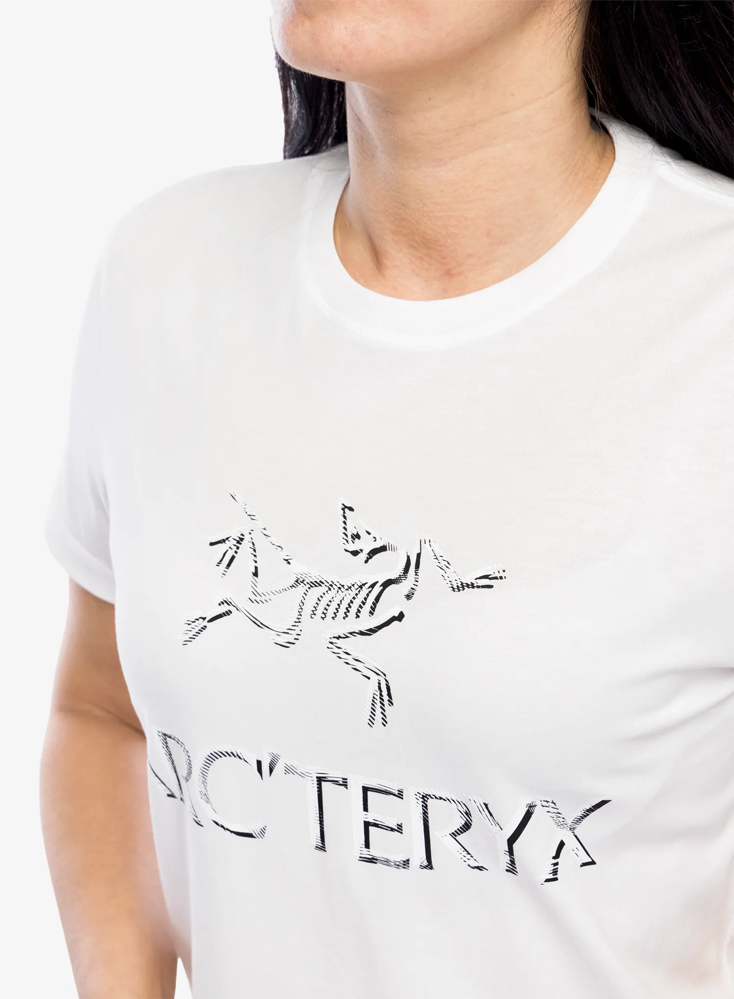 Ženska majica s potiskom Arcteryx ArcWord Cotton T-Shirt SS - white light