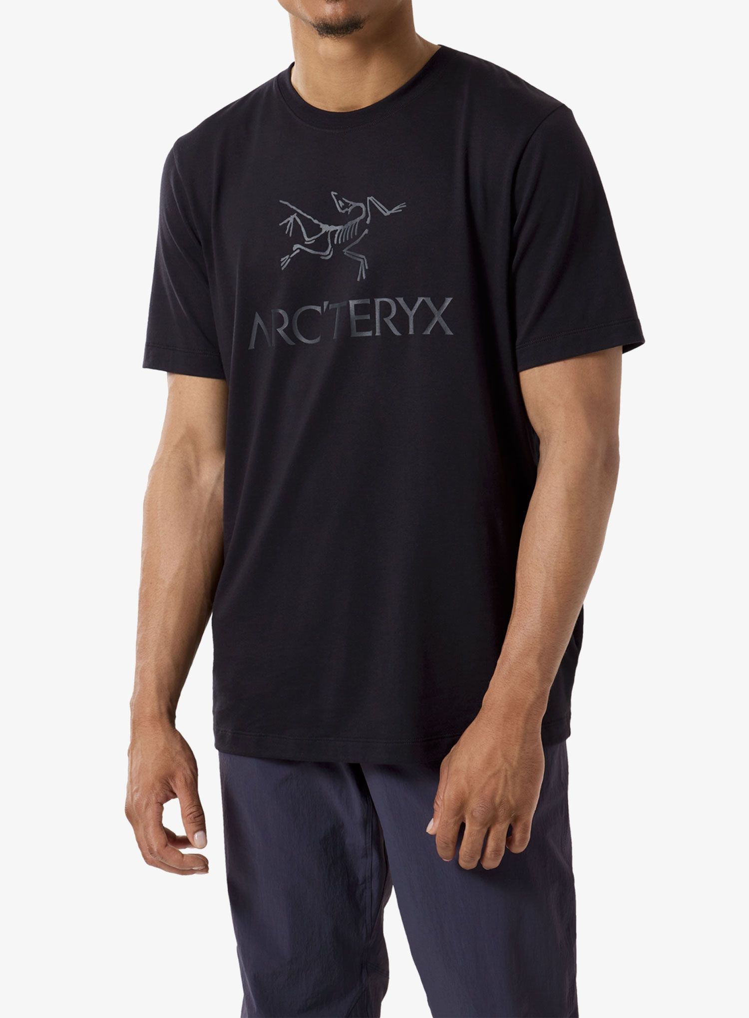 Majica s potiskom Arcteryx ArcWord Logo Shirt SS - black
