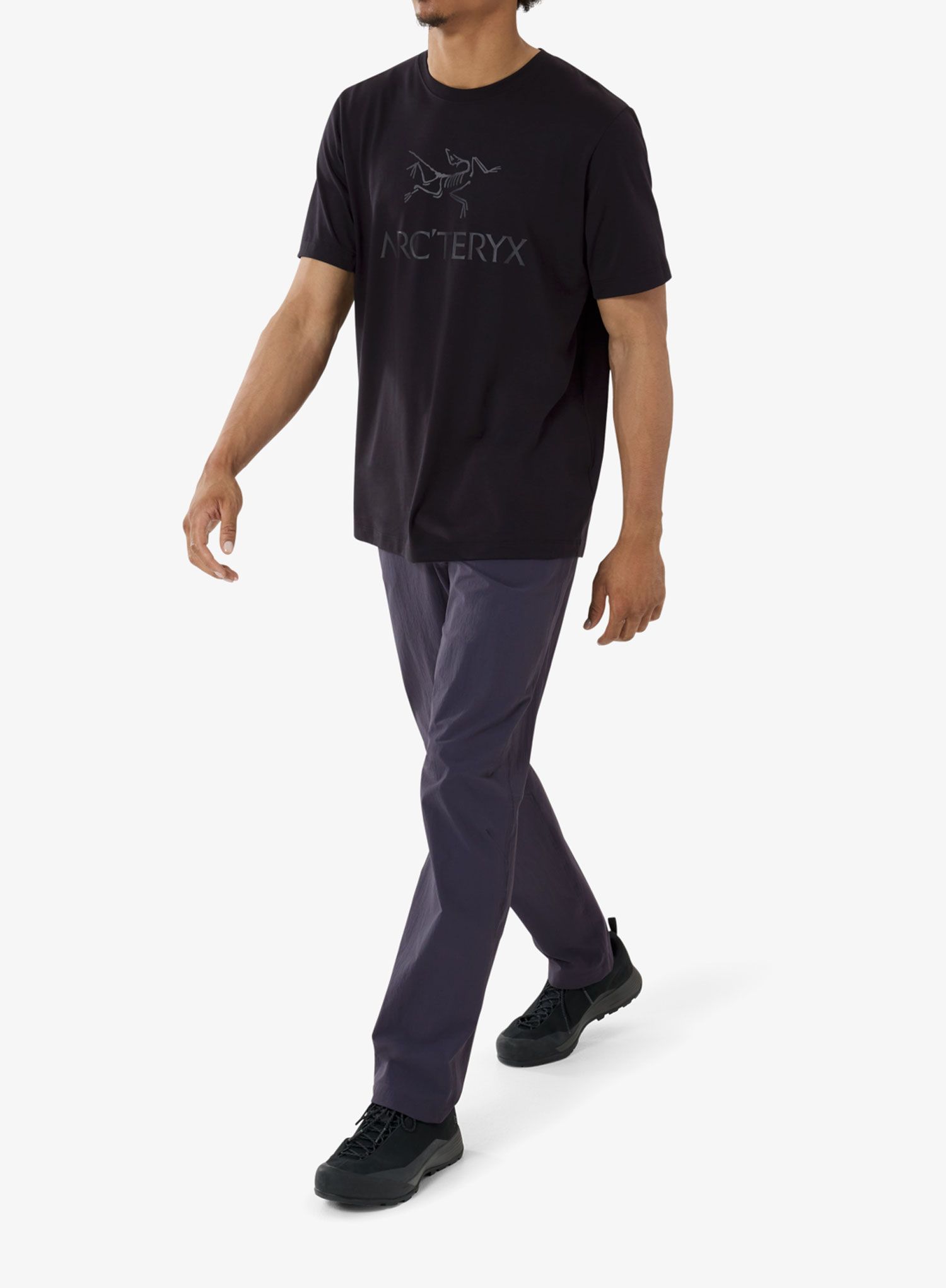 Majica s potiskom Arcteryx ArcWord Logo Shirt SS - black