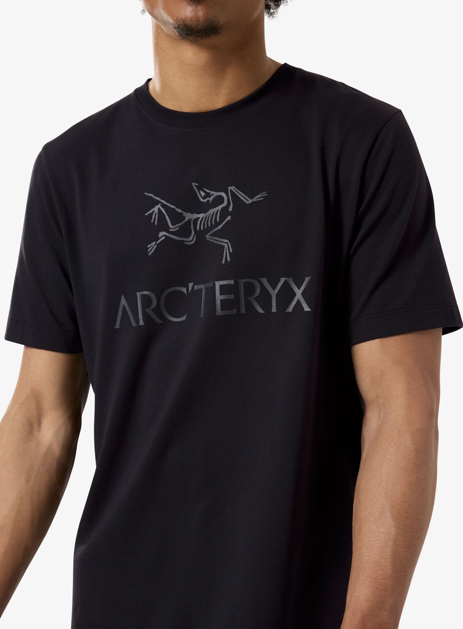 Majica s potiskom Arcteryx ArcWord Logo Shirt SS - black