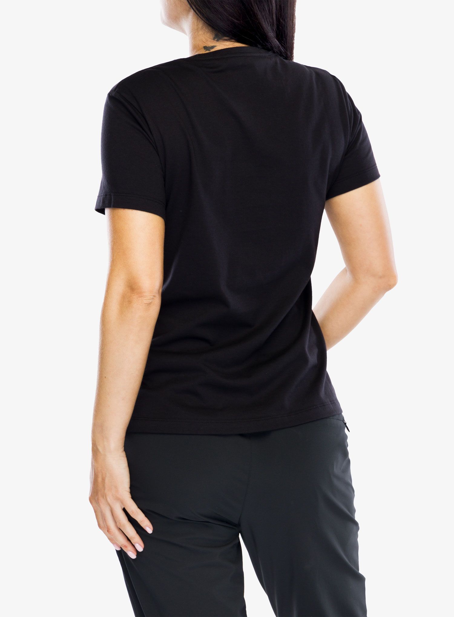 Ženska bombažna majica Arcteryx ArcWord Cotton T-Shirt SS - black