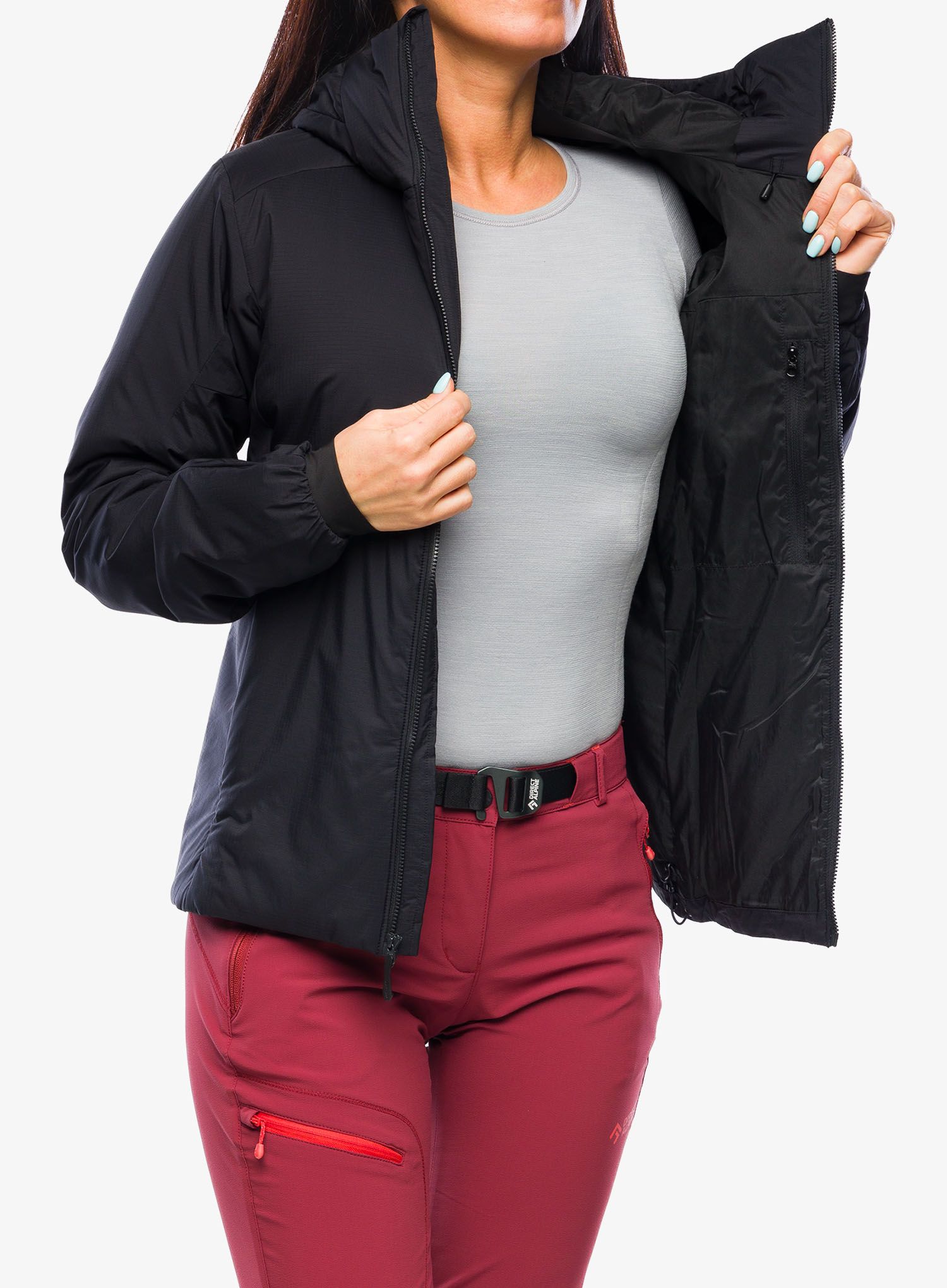 Sintetična jakna Arcteryx Atom Heavyweight Hoody - black