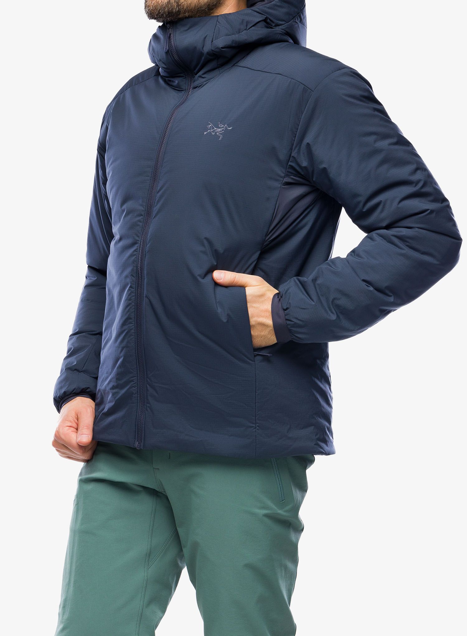 Sintetična jakna Arcteryx Atom Heavyweight Hoody - black sapphire
