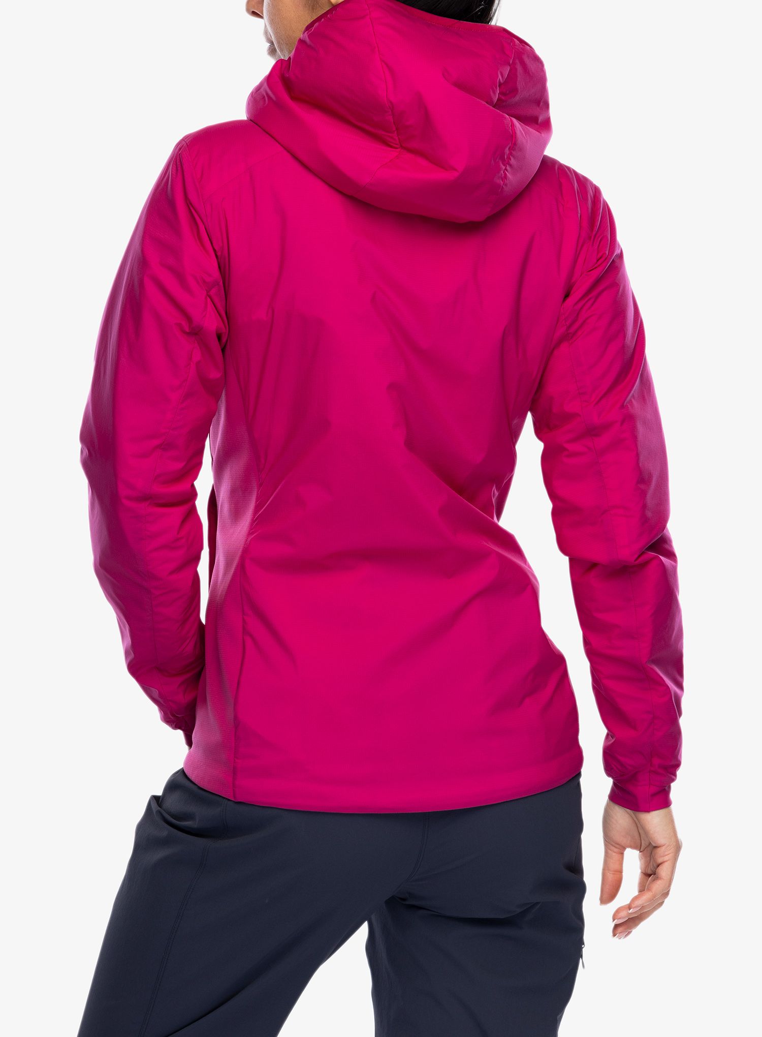Ženska sintetična jakna Arcteryx Atom Hoody - amaranthus