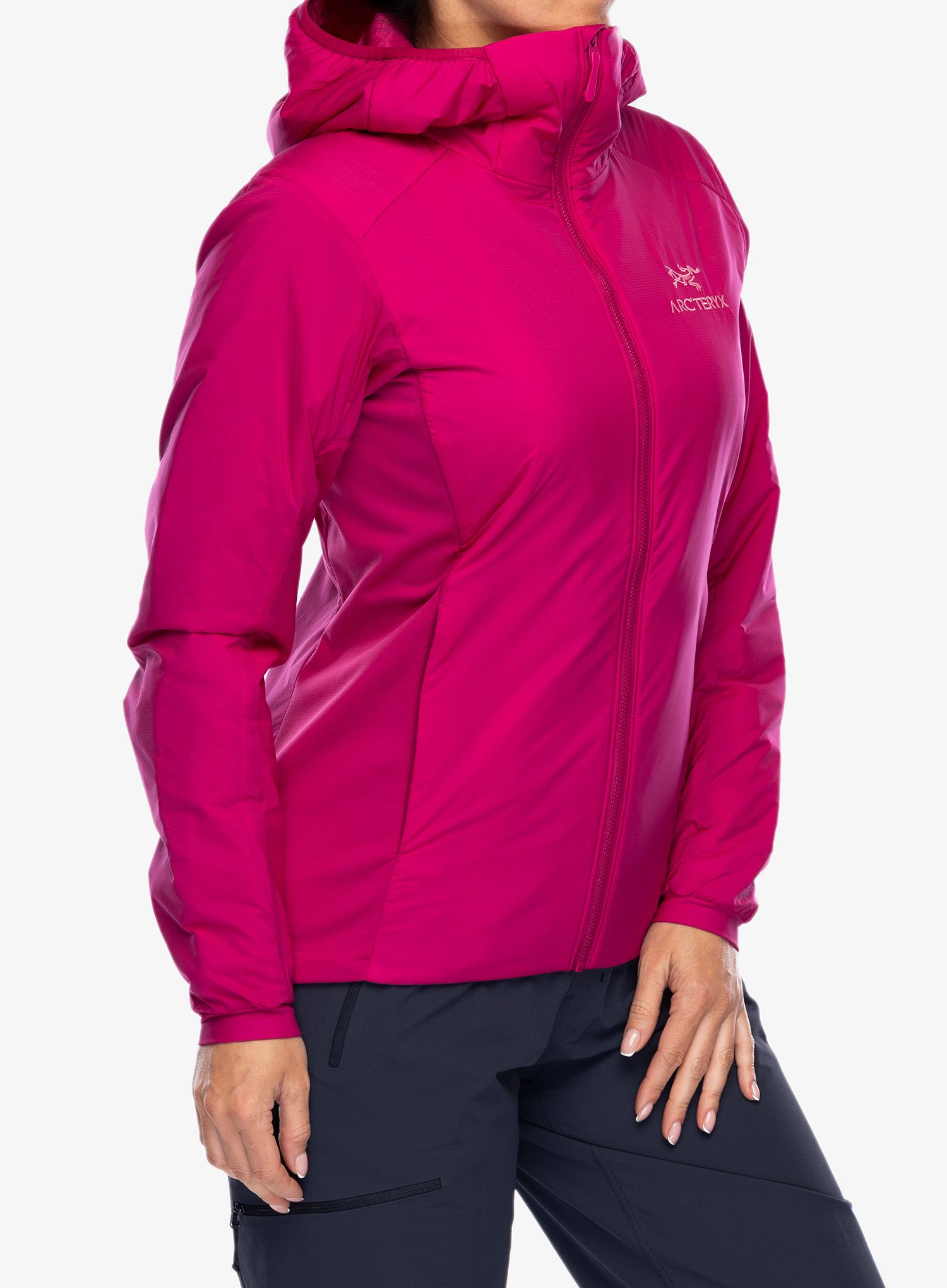 Ženska sintetična jakna Arcteryx Atom Hoody - amaranthus
