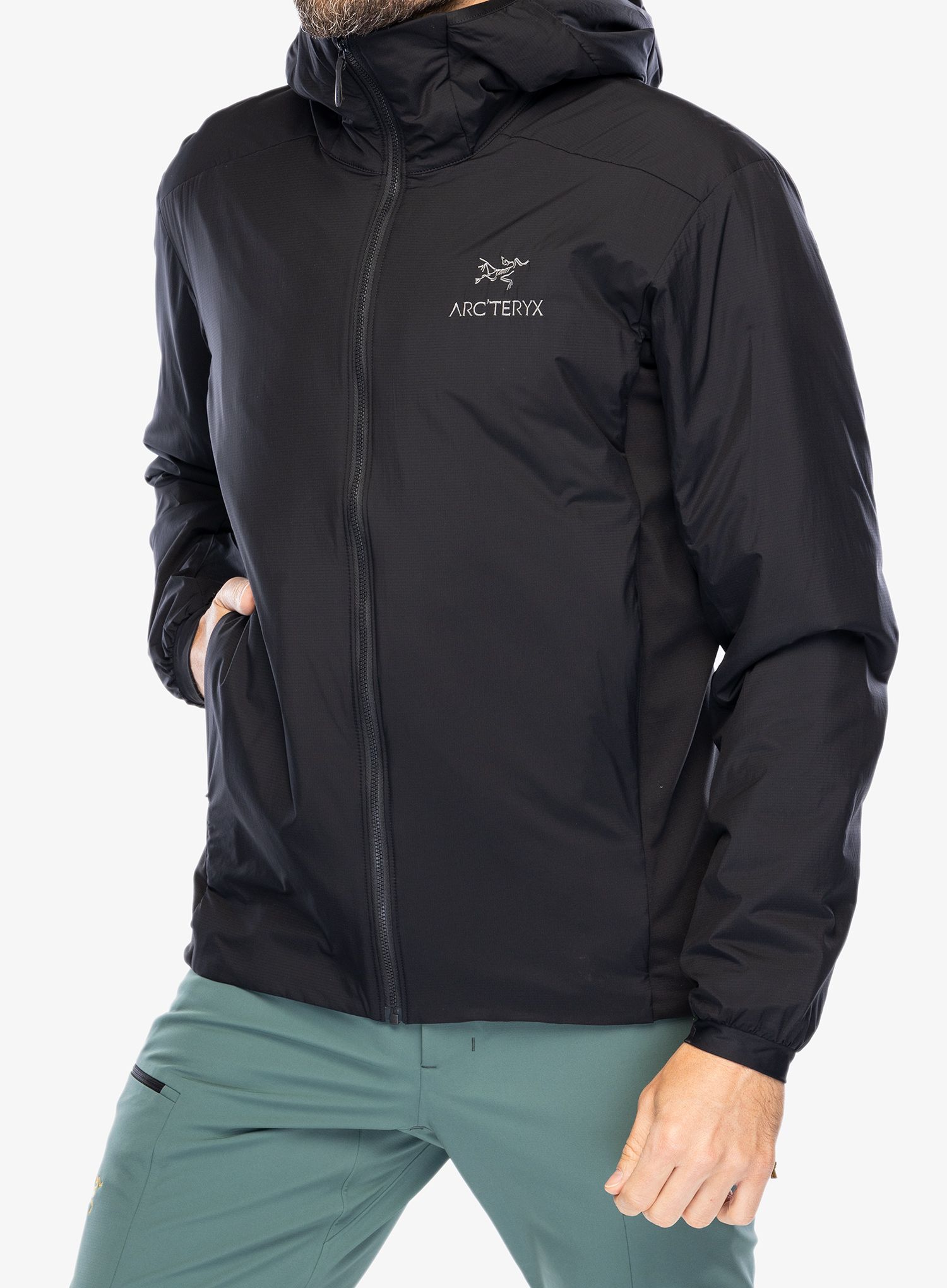 Sintetična jakna Arcteryx Atom Hoody - black