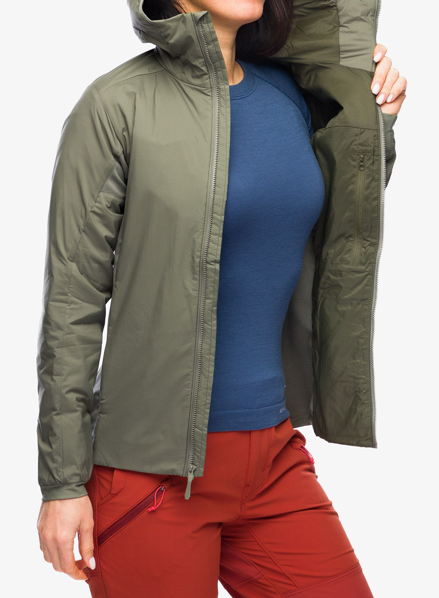 Ženska sintetična jakna Arcteryx Atom Hoody - forage II