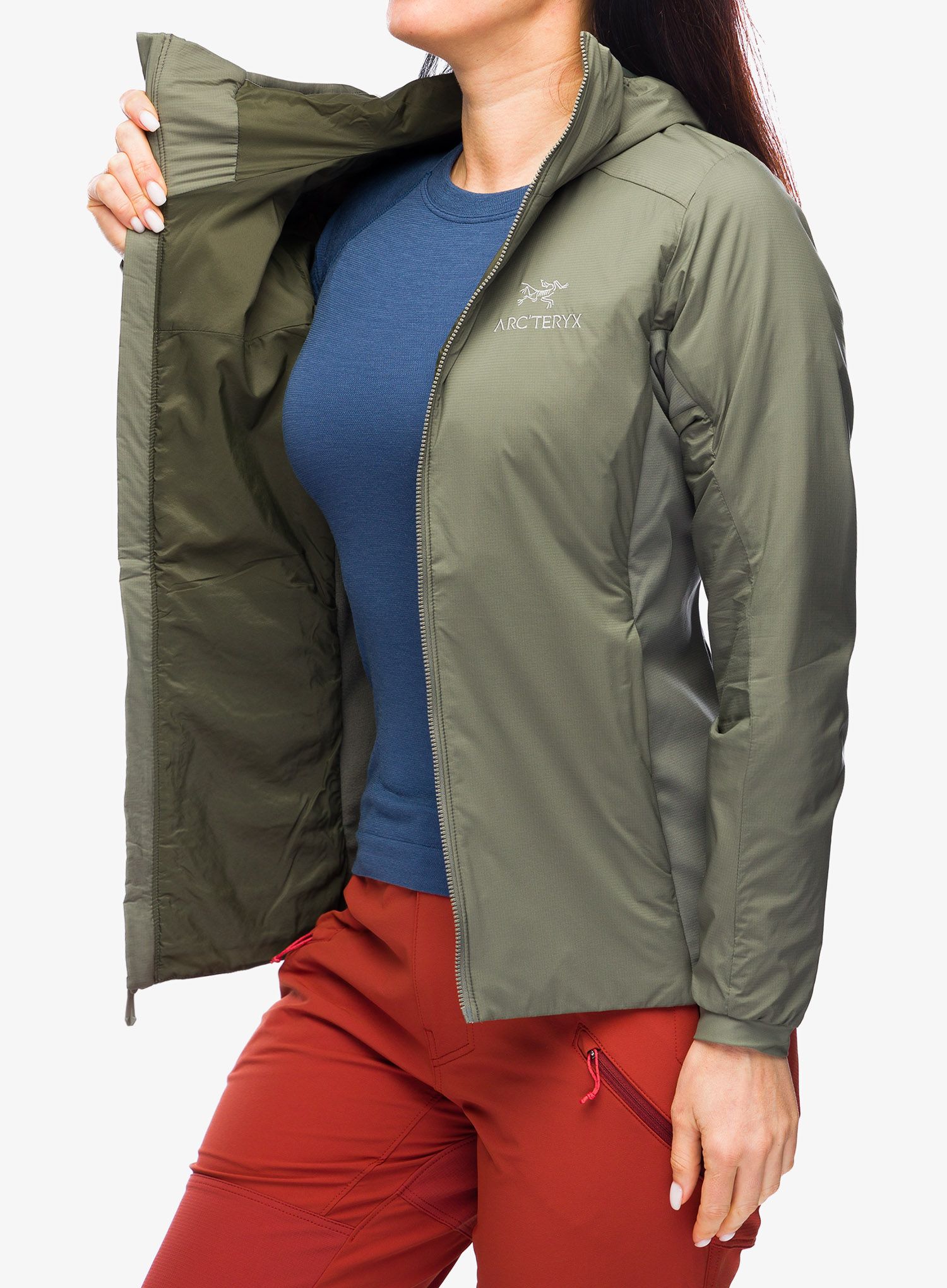 Ženska sintetična jakna Arcteryx Atom Hoody - forage II
