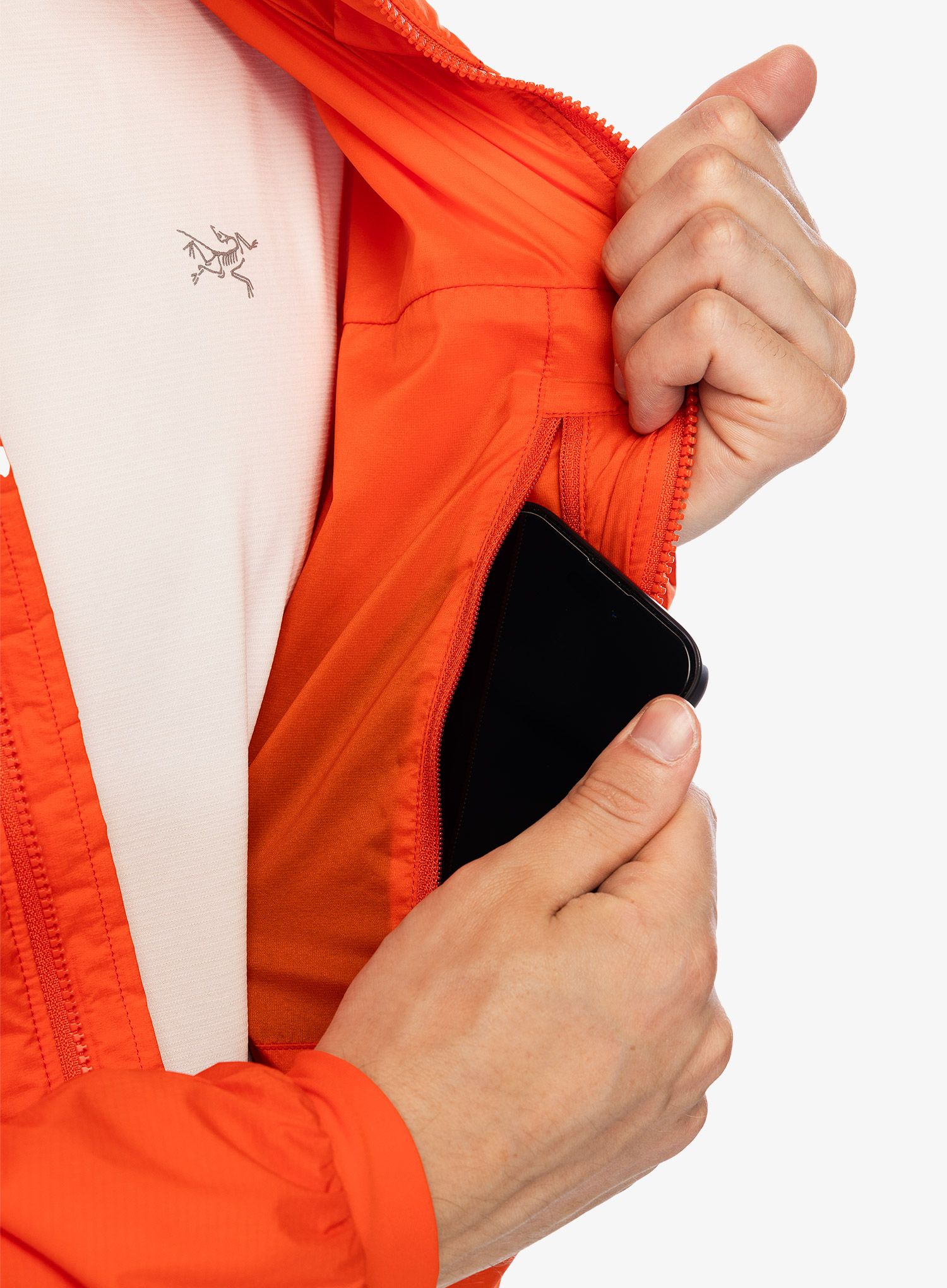 Sintetična jakna Arcteryx Atom Hoody - solaris