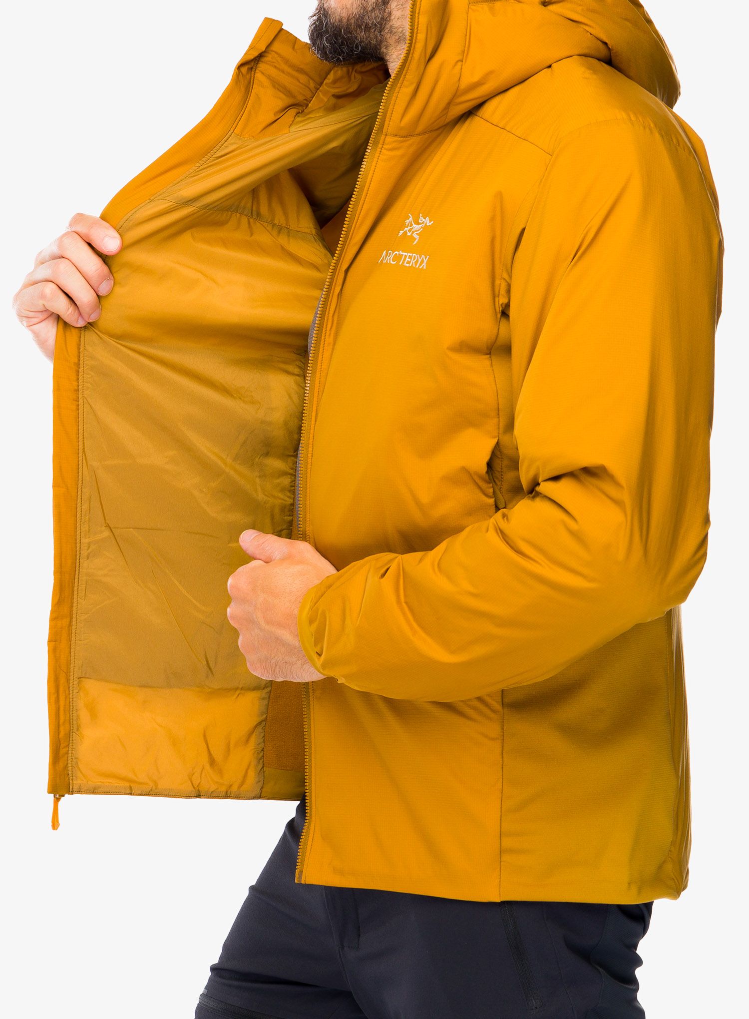 Sintetična jakna Arcteryx Atom Hoody - yukon
