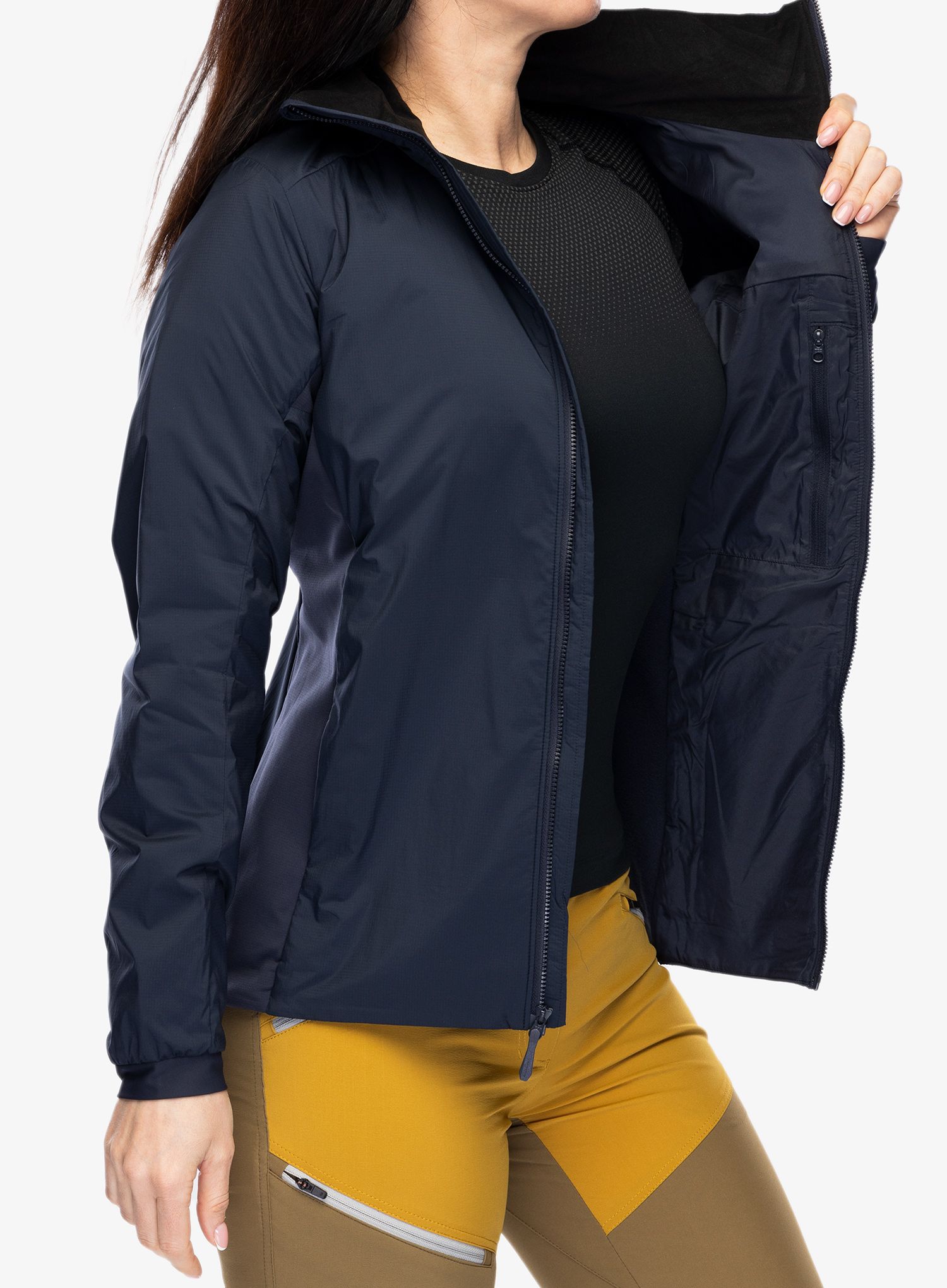 Ženska sintetična jakna Arcteryx Atom Jacket - black sapphire