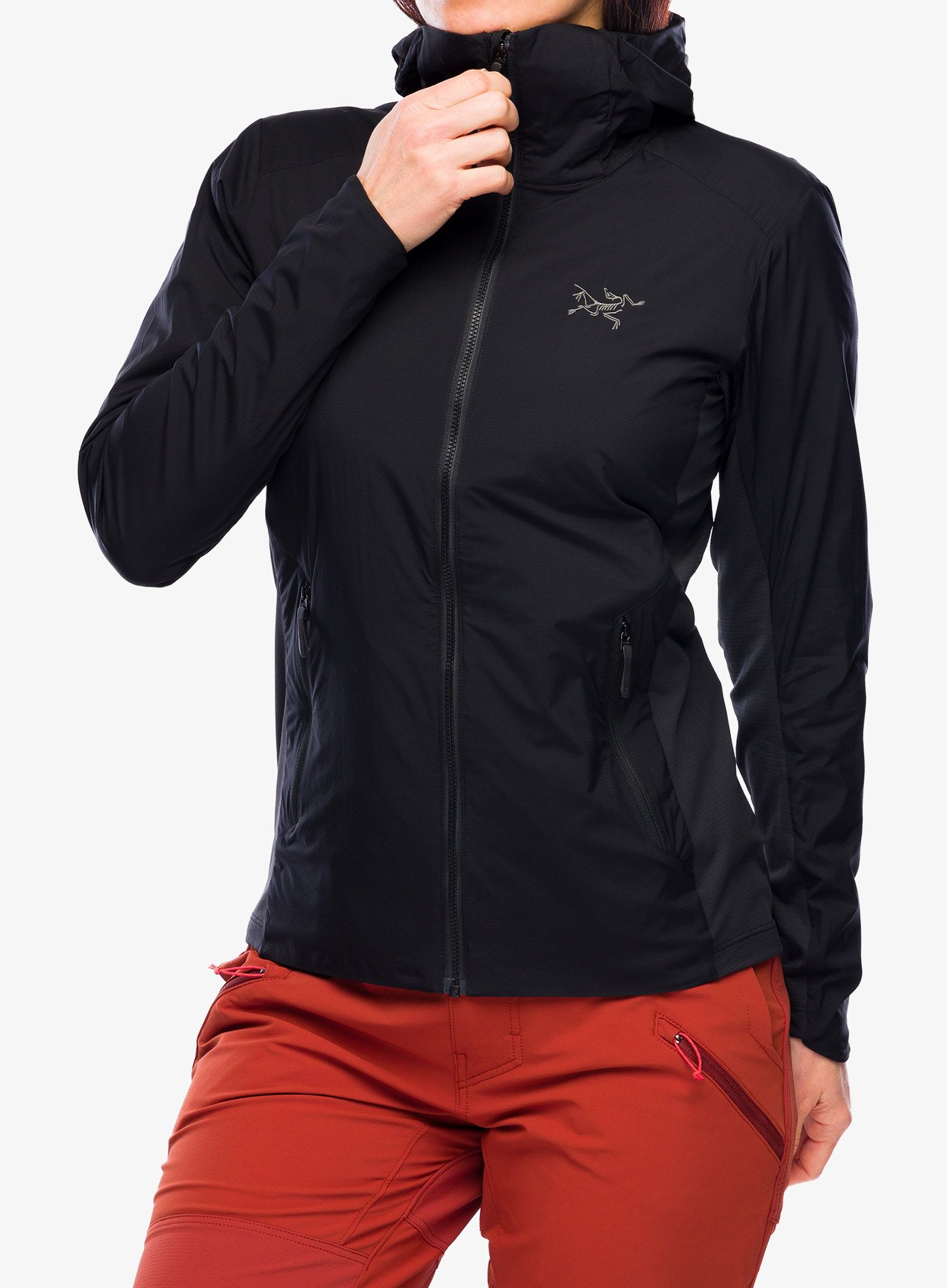 Ženska jakna Arcteryx Atom Lightweight Hoody - black