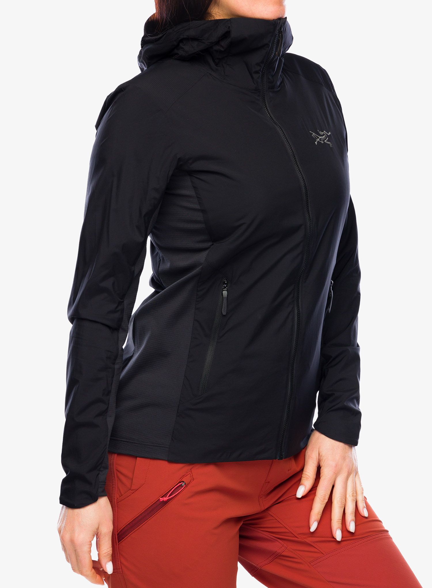 Ženska jakna Arcteryx Atom Lightweight Hoody - black