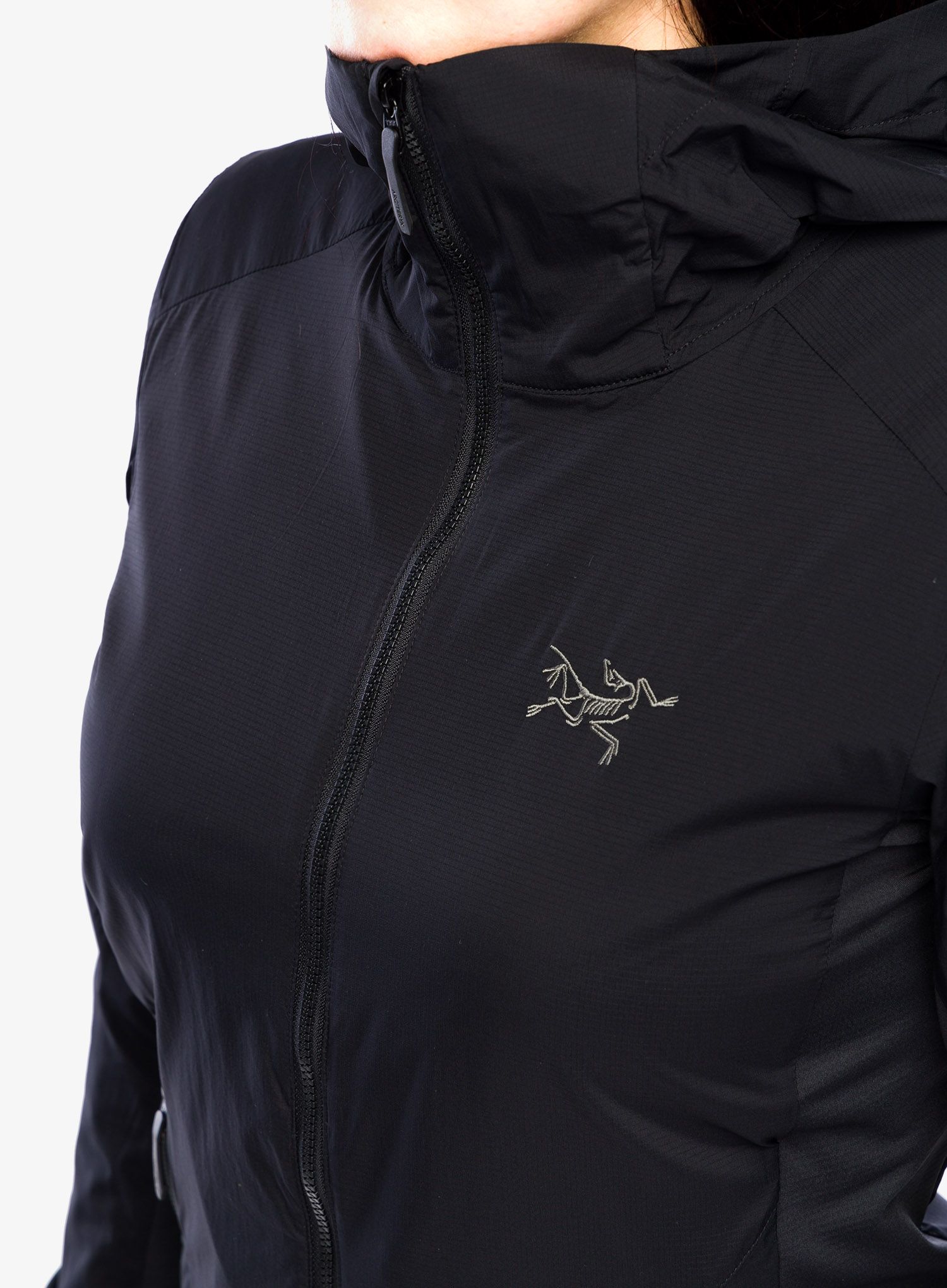 Ženska jakna Arcteryx Atom Lightweight Hoody - black