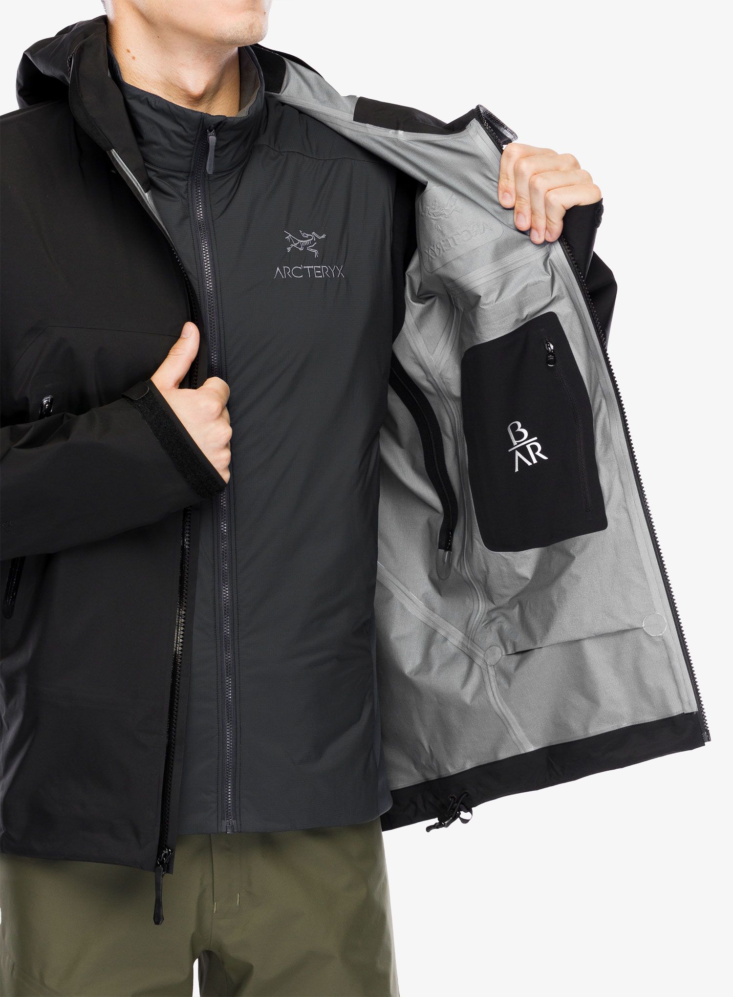 Nepremočljiva jakna Arcteryx Beta AR Jacket Stormhood - black