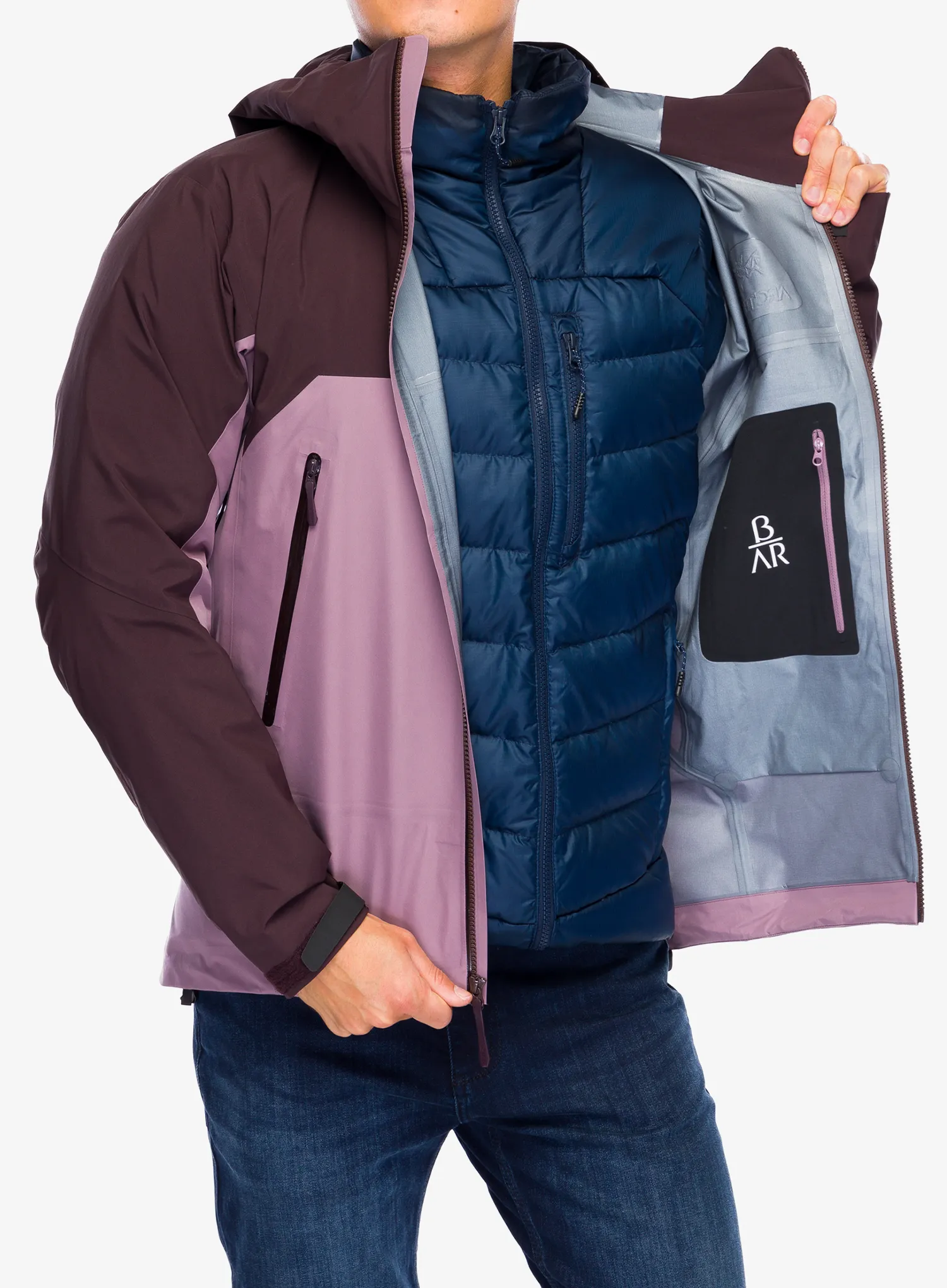 Nepremočljiva jakna Arcteryx Beta AR Jacket Stormhood - phantasm/int