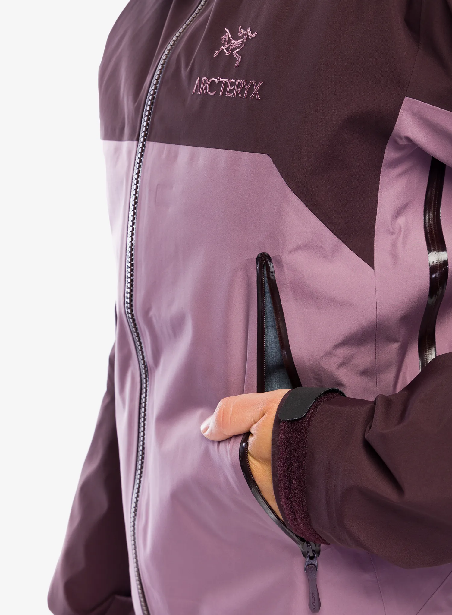 Nepremočljiva jakna Arcteryx Beta AR Jacket Stormhood - phantasm/int