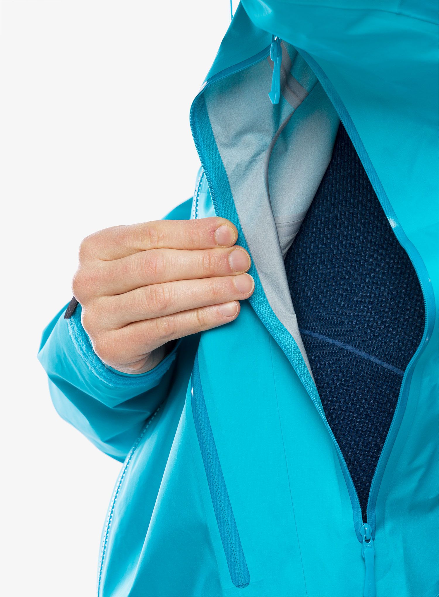 Nepremočljiva jakna Arcteryx Beta AR Jacket - blue tetra