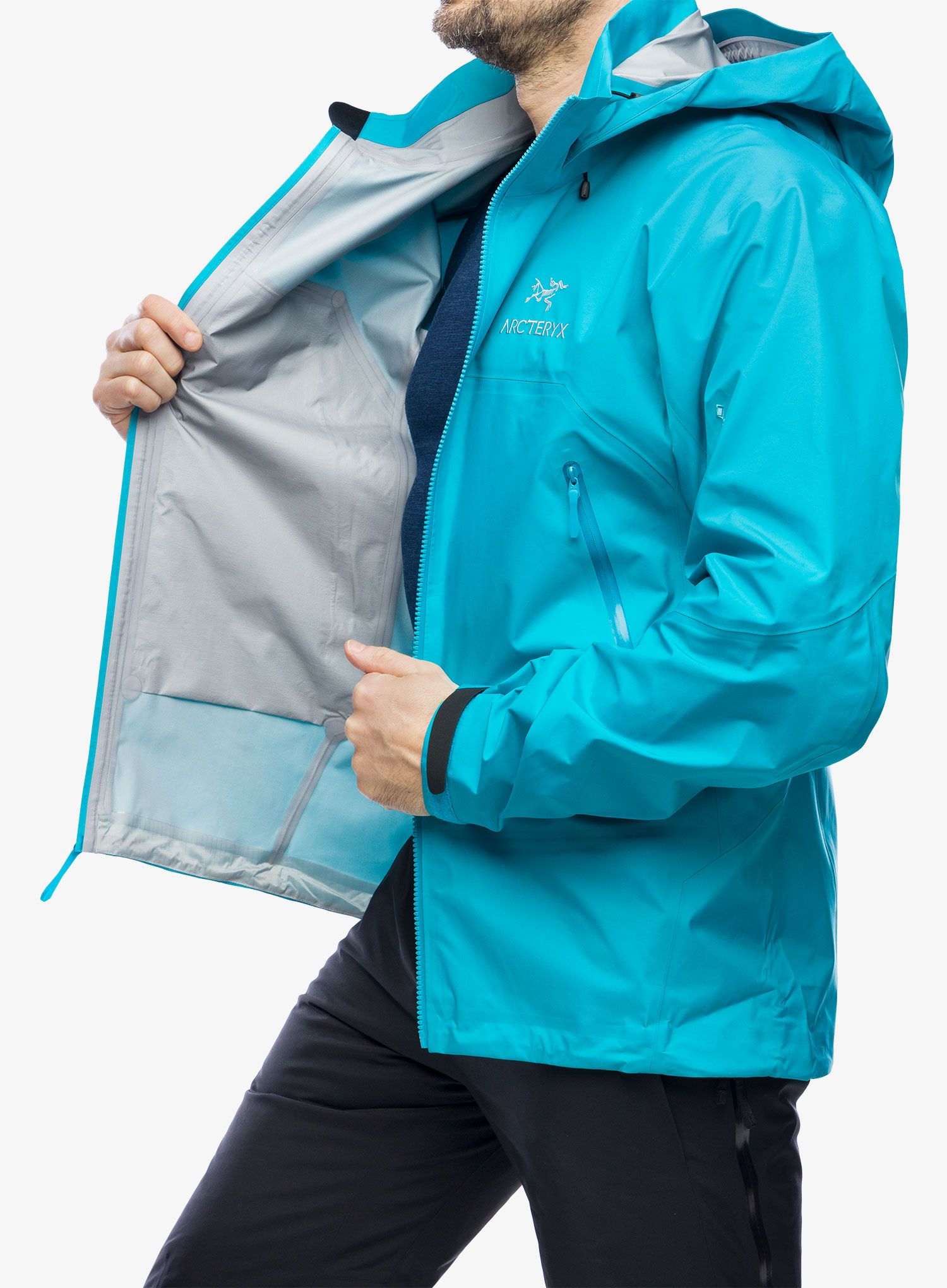 Nepremočljiva jakna Arcteryx Beta AR Jacket - blue tetra