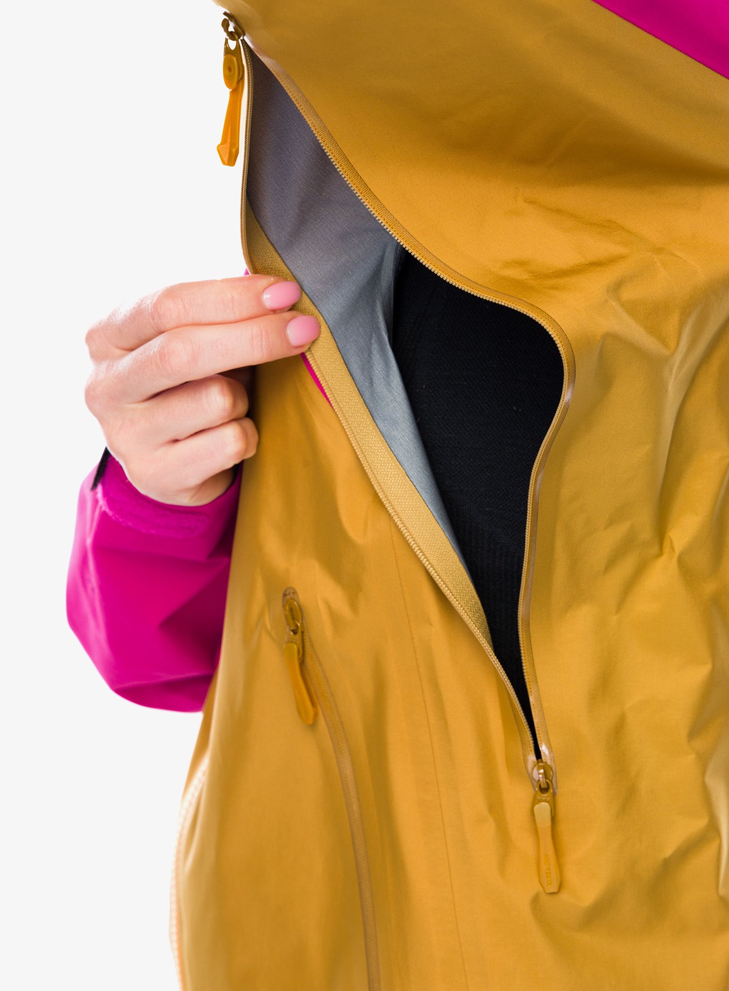 Ženska nepremočljiva jakna Arcteryx Beta AR Jacket - yukon/amaranthus/edziza