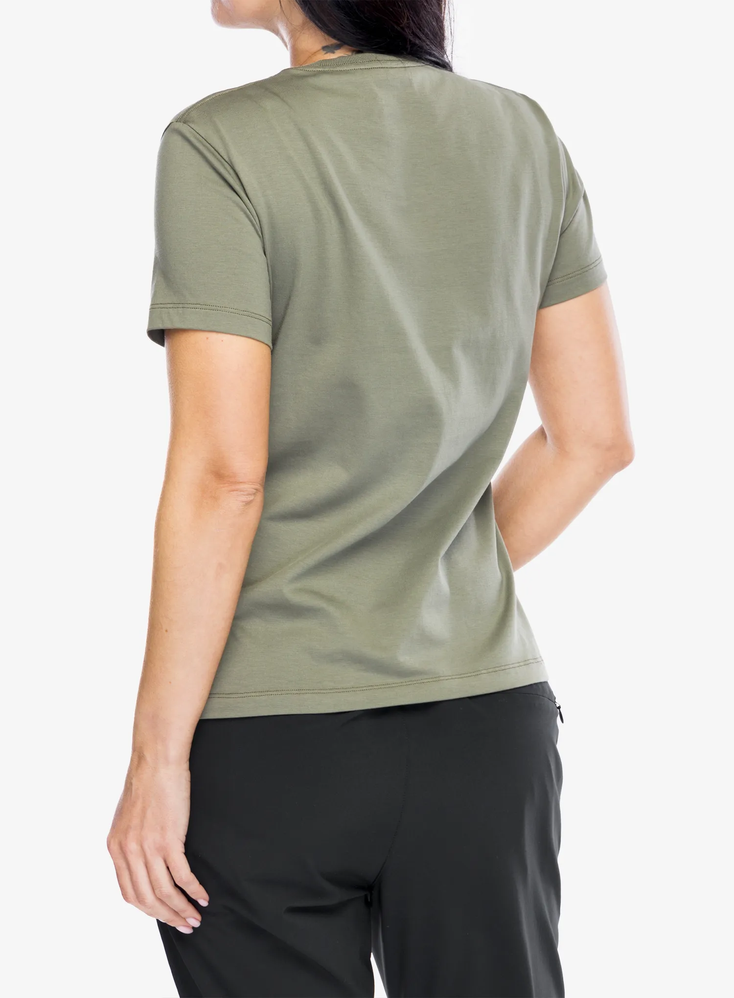 Ženska bombažna majica Arcteryx Bird Cotton T-Shirt - forage