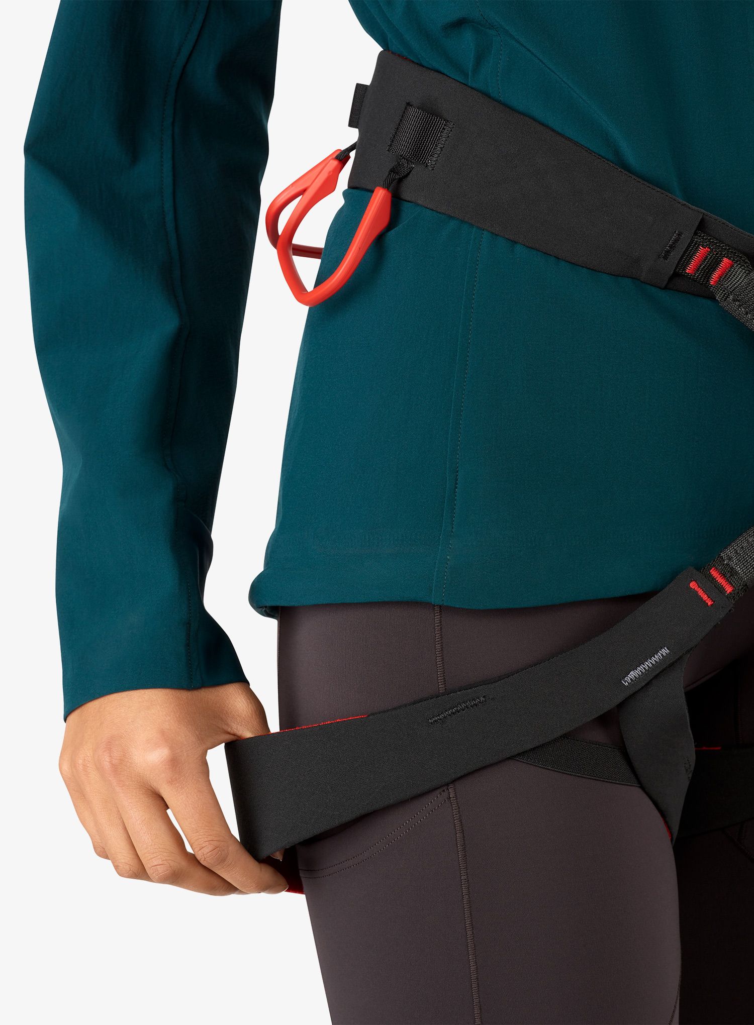 Ženski plezalni pas Arcteryx C-Quence Harness - black/dynasty