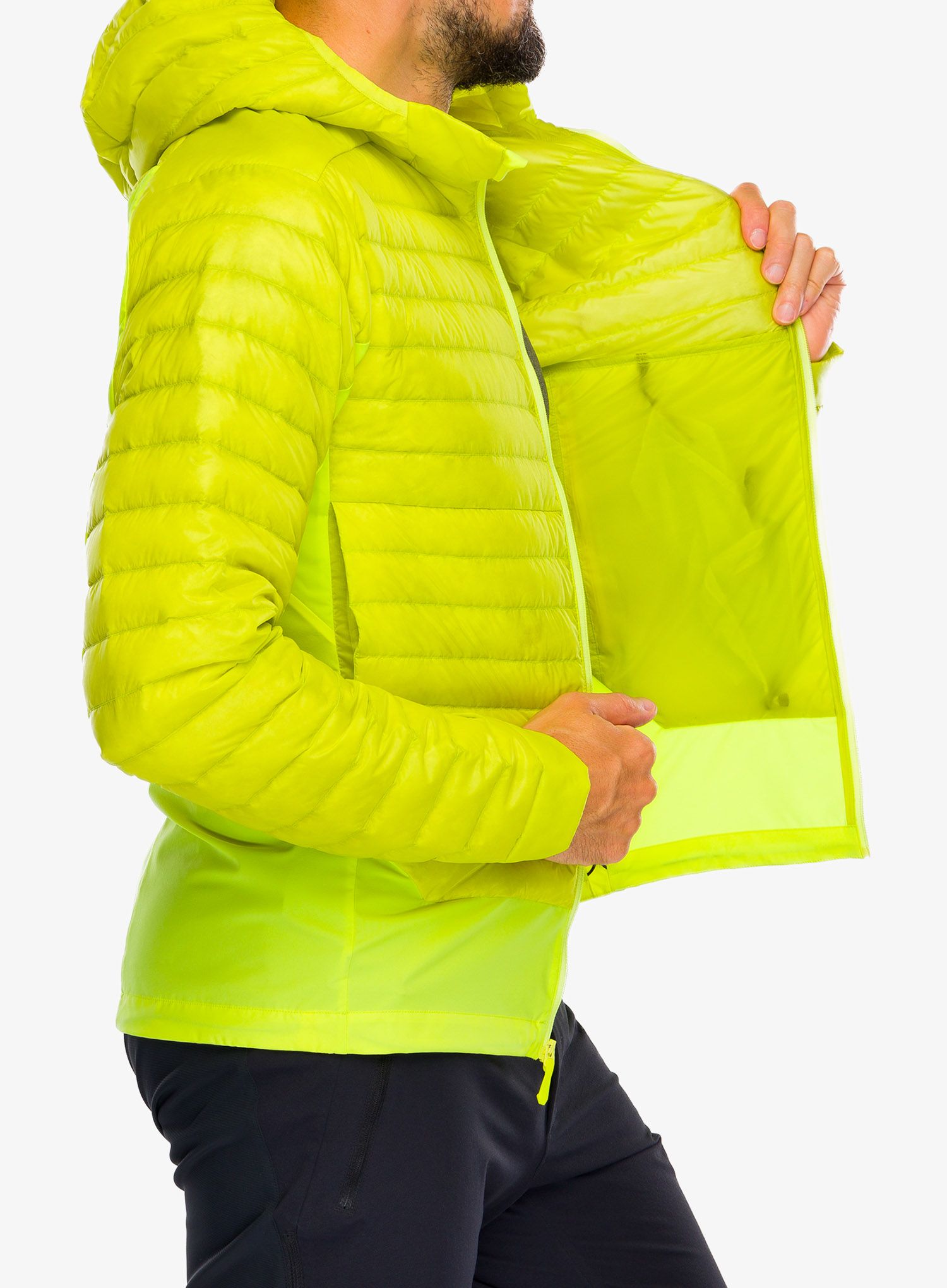 Hibridna jakna Arcteryx Cerium Hybrid Hoody - sprint