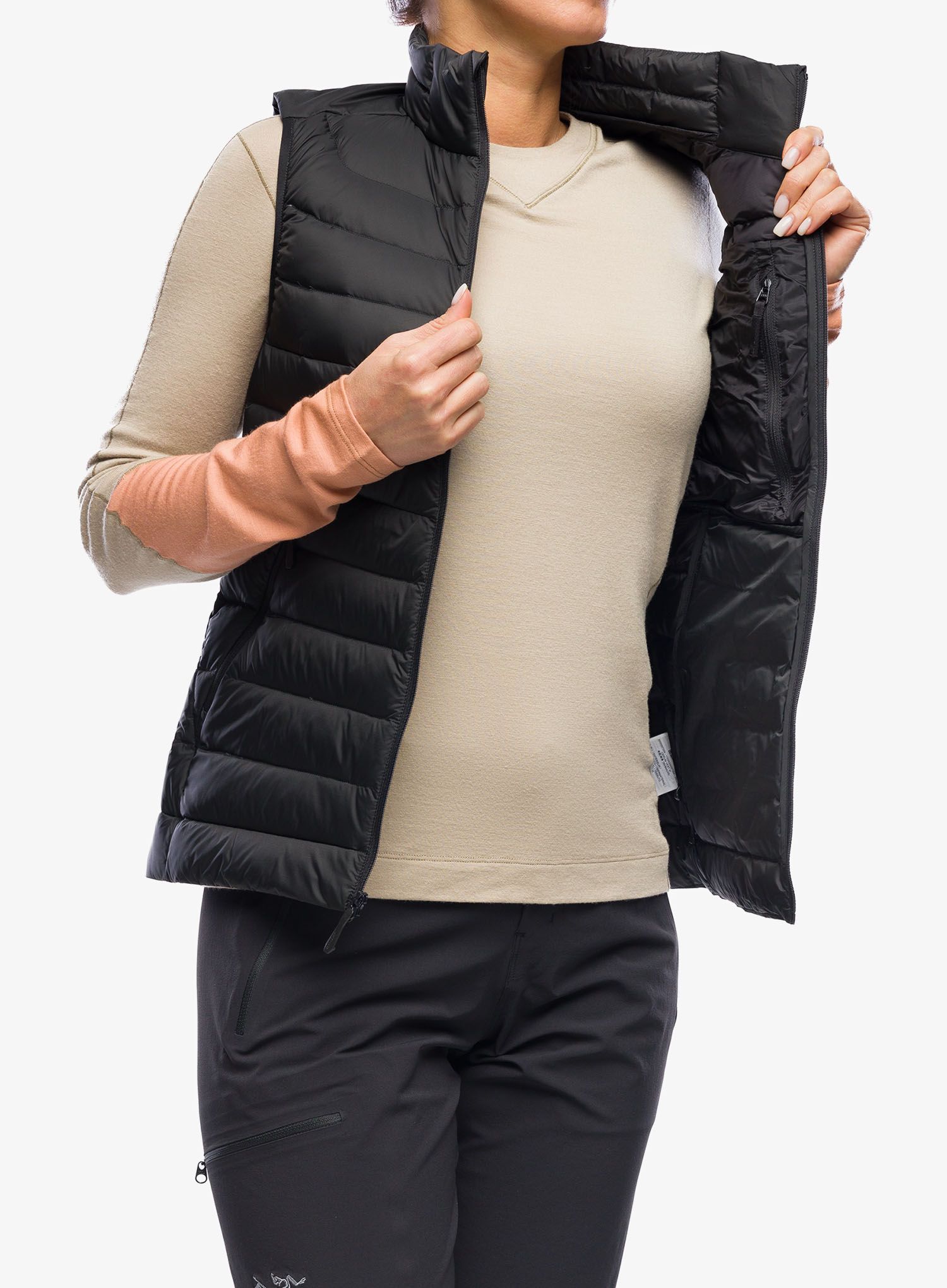Ženski brezrokavnik Arcteryx Cerium Vest - blk