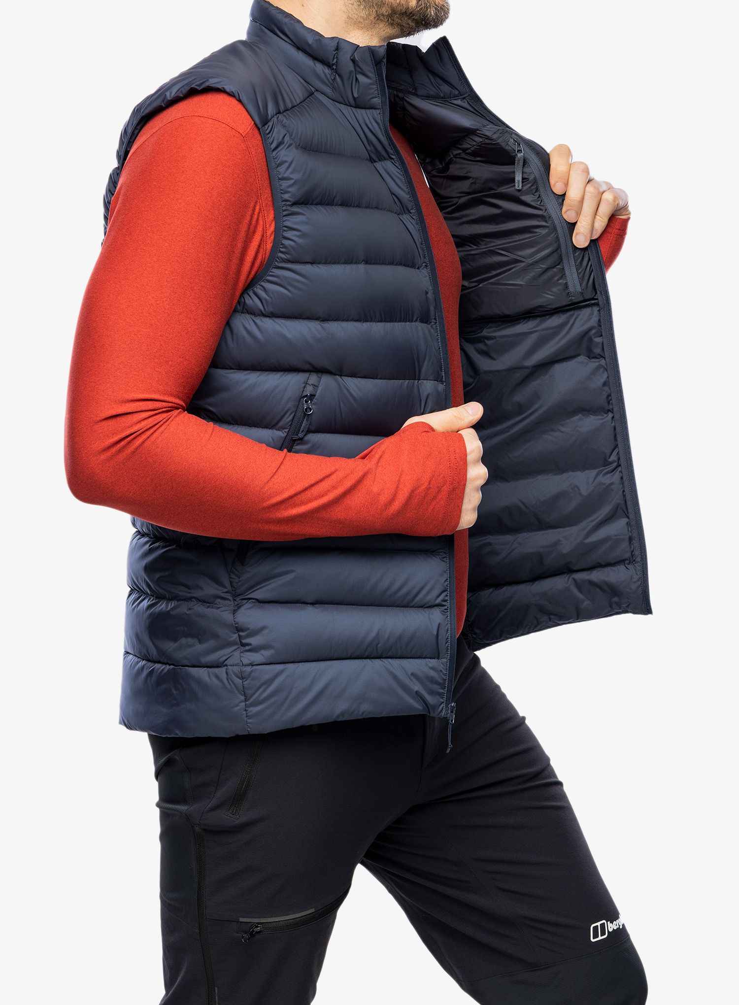 Puhasti brezrokavnik Arcteryx Cerium Vest - blk sapphire